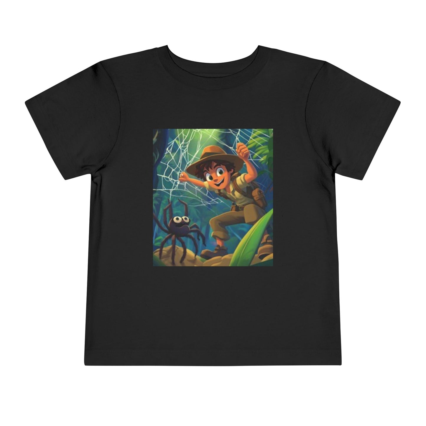 Camiseta de Explorador de Aventuras para Niños Pequeños: Diseño Divertido de Araña para Pequeños Aventureros