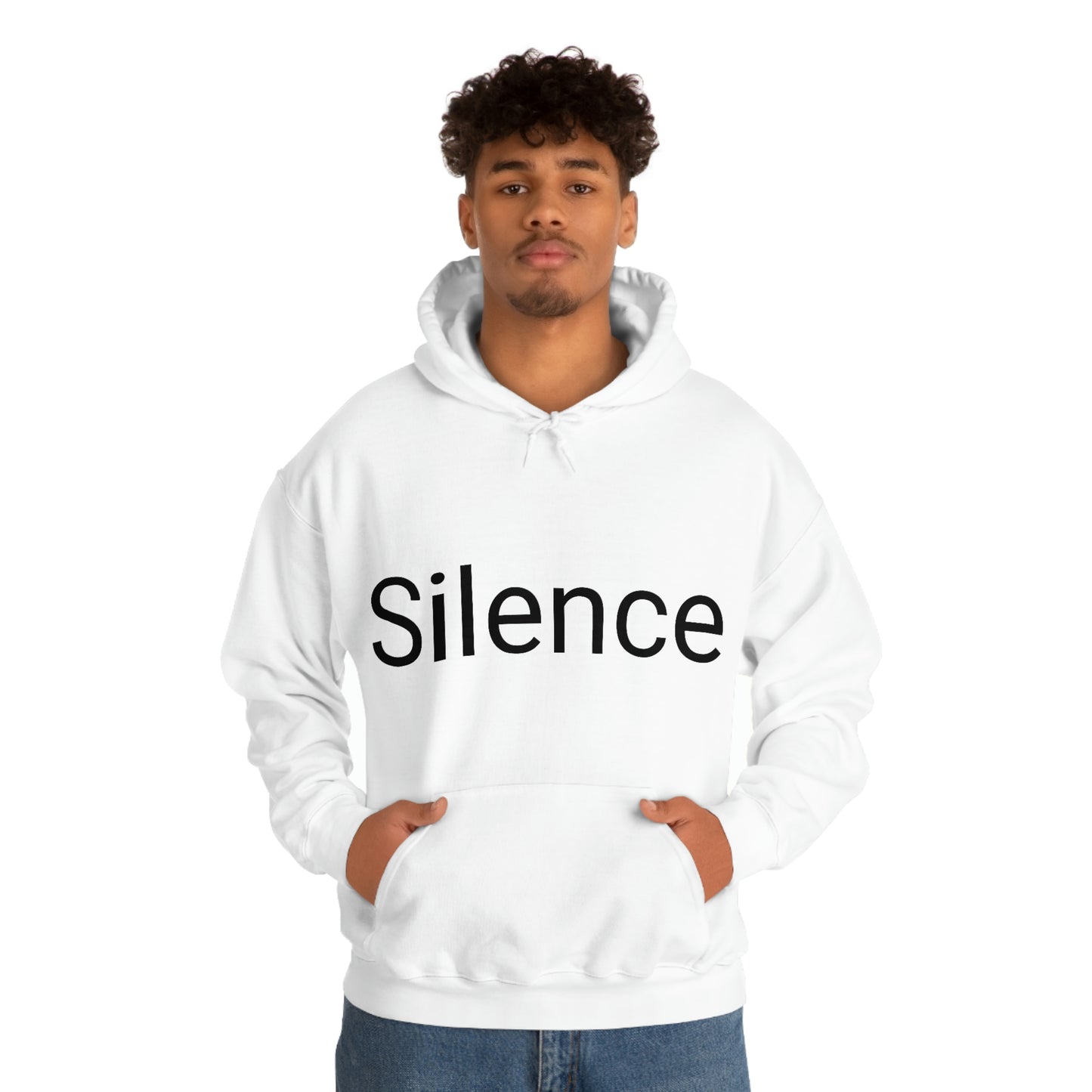 Sudadera unisex con capucha de mezcla pesada Sunset Silence Mamá quiere esta sudadera para su cumpleaños