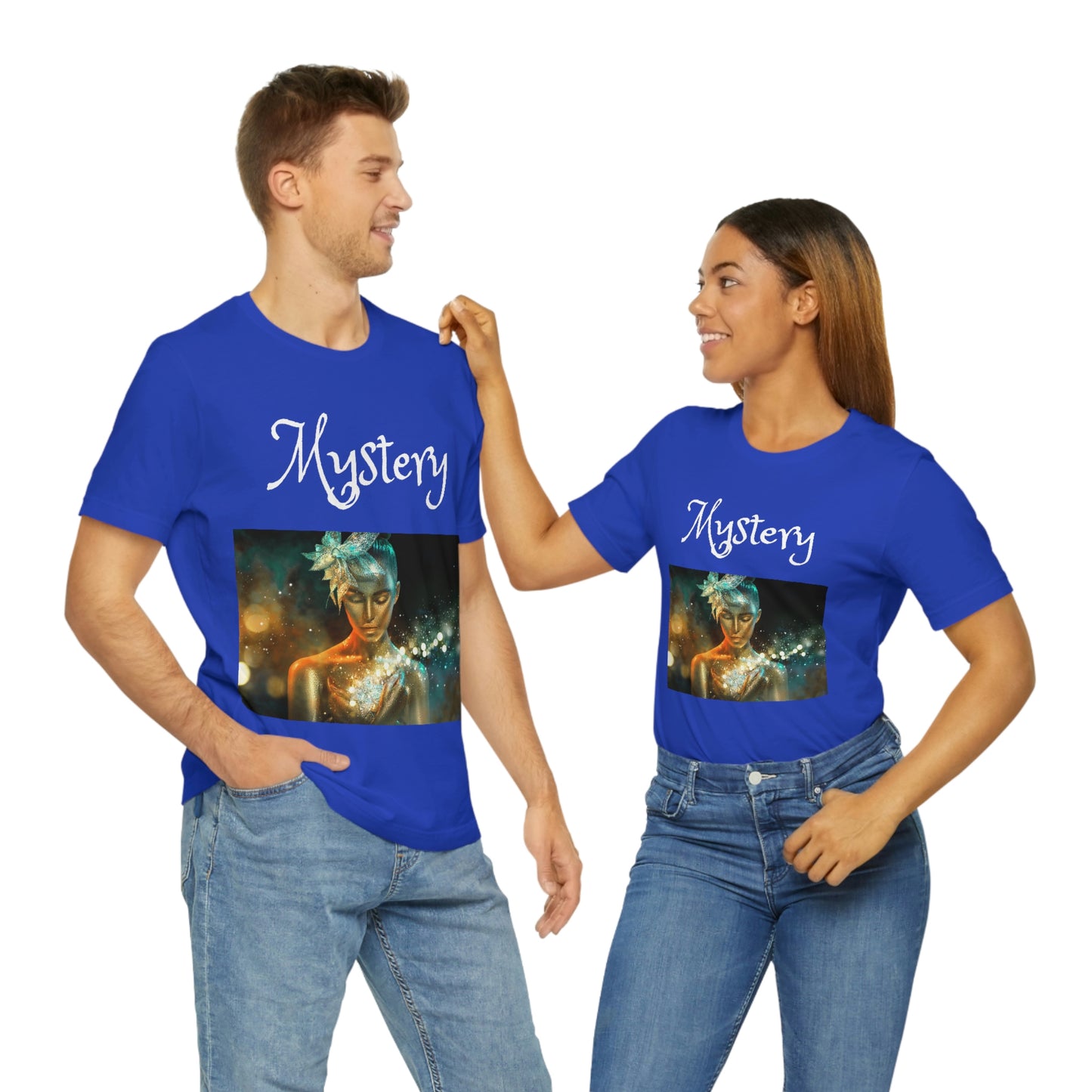 Camiseta unisex de manga corta Mystery, regalo para mamá, papá, hijo e hija