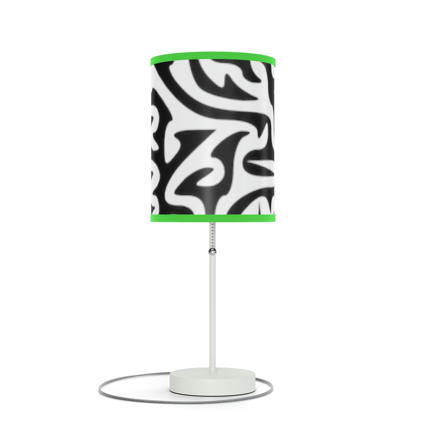 Lámpara Maze en blanco y negro con soporte, enchufe de EE. UU. y Canadá, para dormitorio, oficina, sala de estar, REGALO