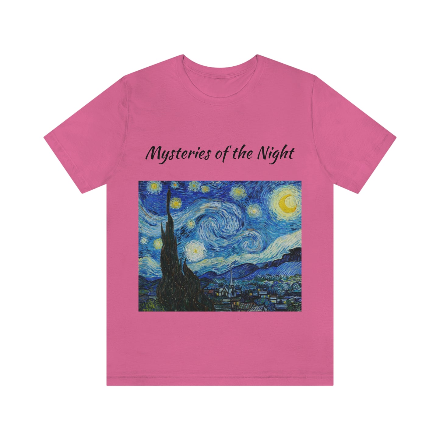 Camiseta unisex Misterios de la noche Viajes Trabajo Vacaciones Relajación