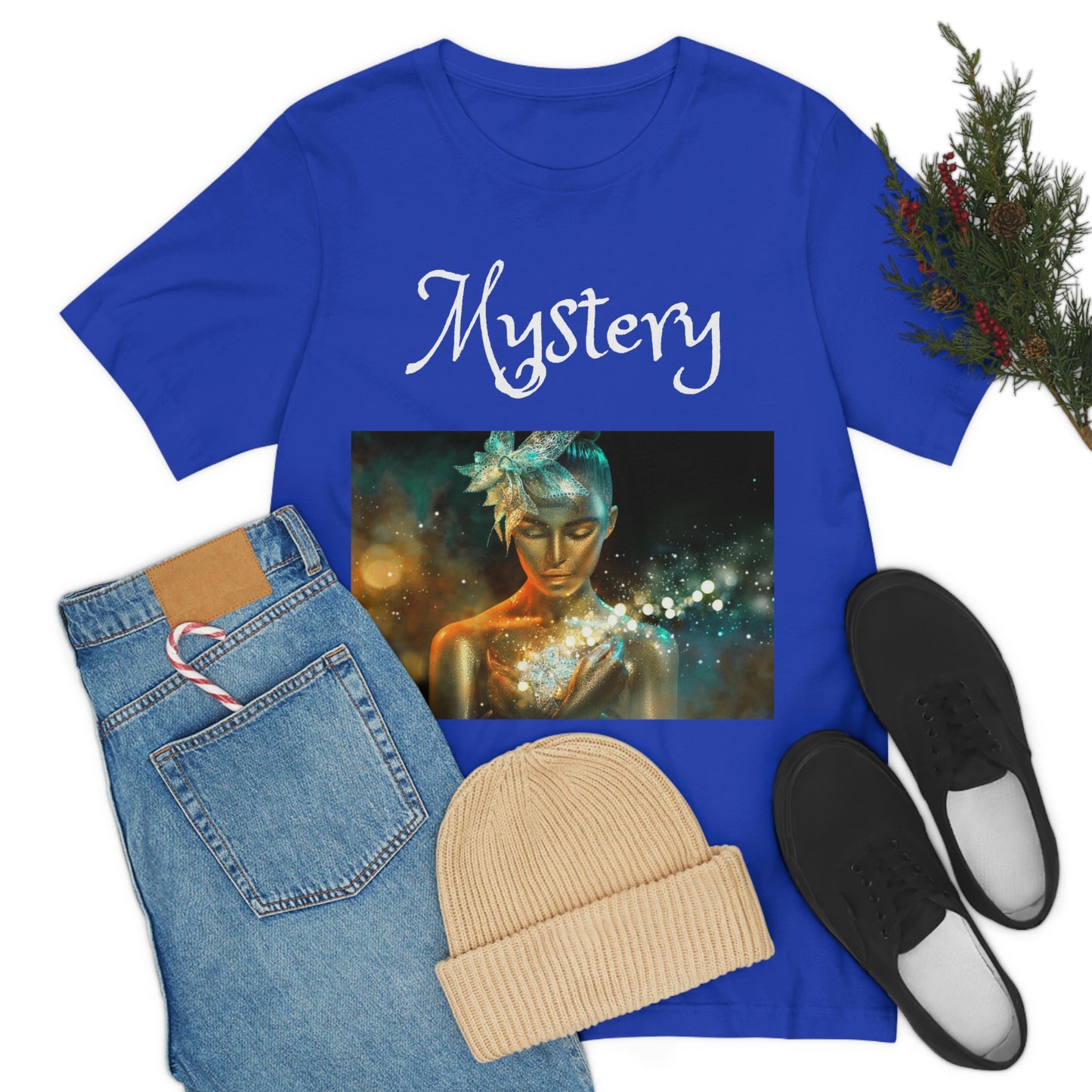 Camiseta unisex de manga corta Mystery, regalo para mamá, papá, hijo e hija