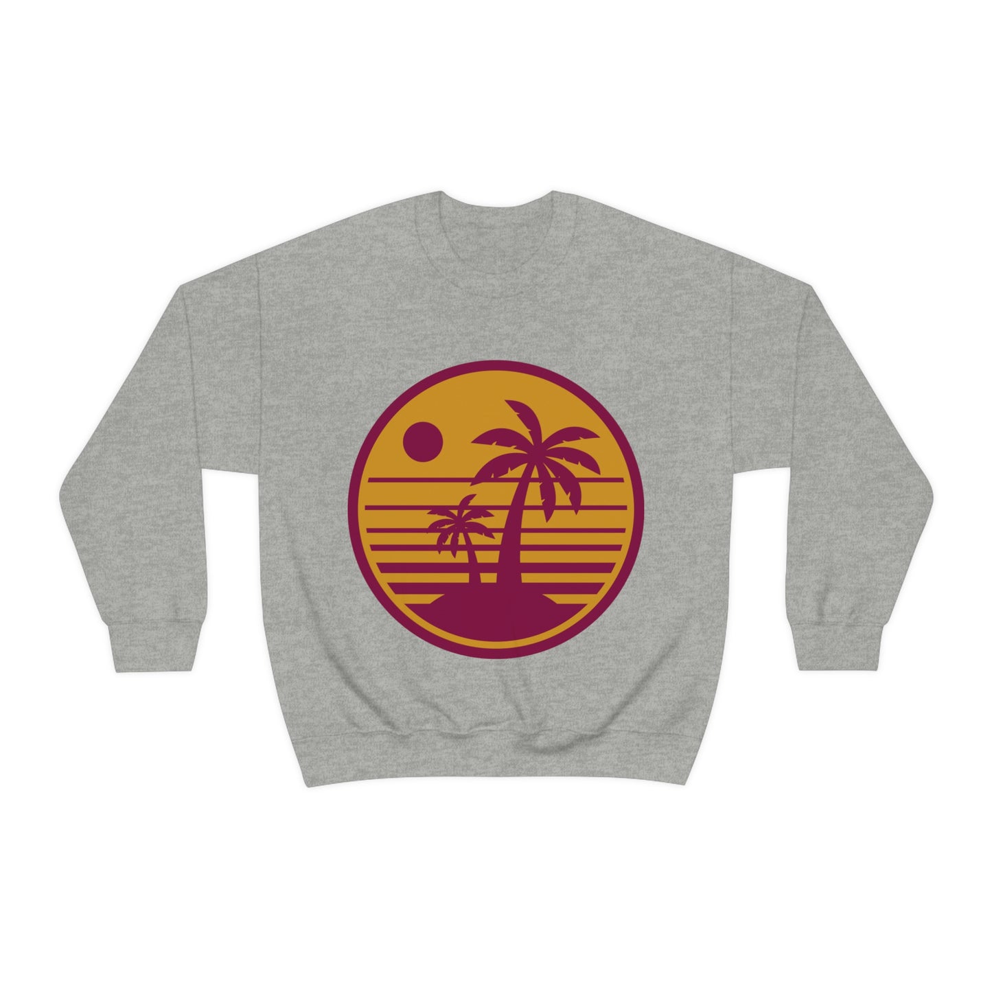 Sunset. Sweatshirt. Custom Artwork. Unique Whimsical Flare. Vivid Colors. Soft against your skin. Comfortable to wear everyday of the week. I love the quality and fit. Looking Fabulous! Such a Wonderful Gift!