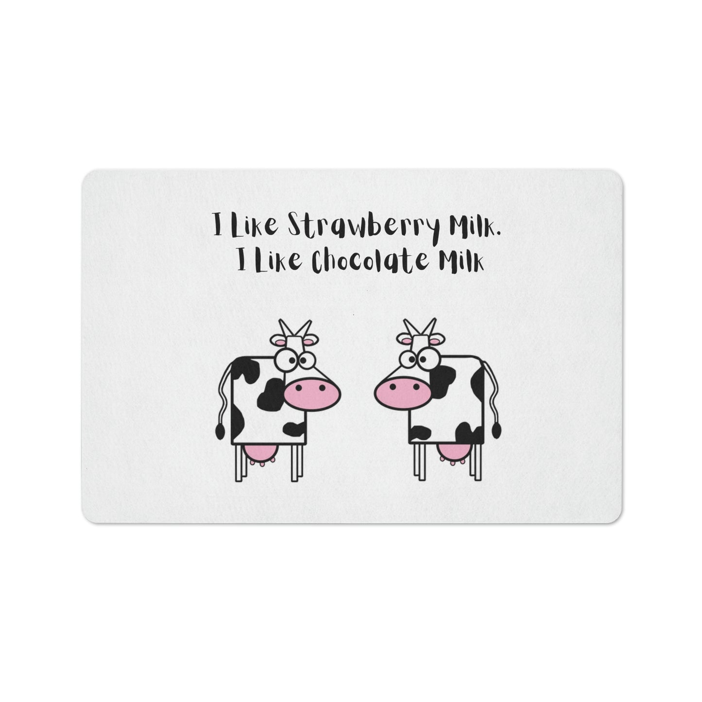 ¡Alfombrilla de suelo con 2 divertidas vacas! ¡A los niños les encantará esta alfombra!