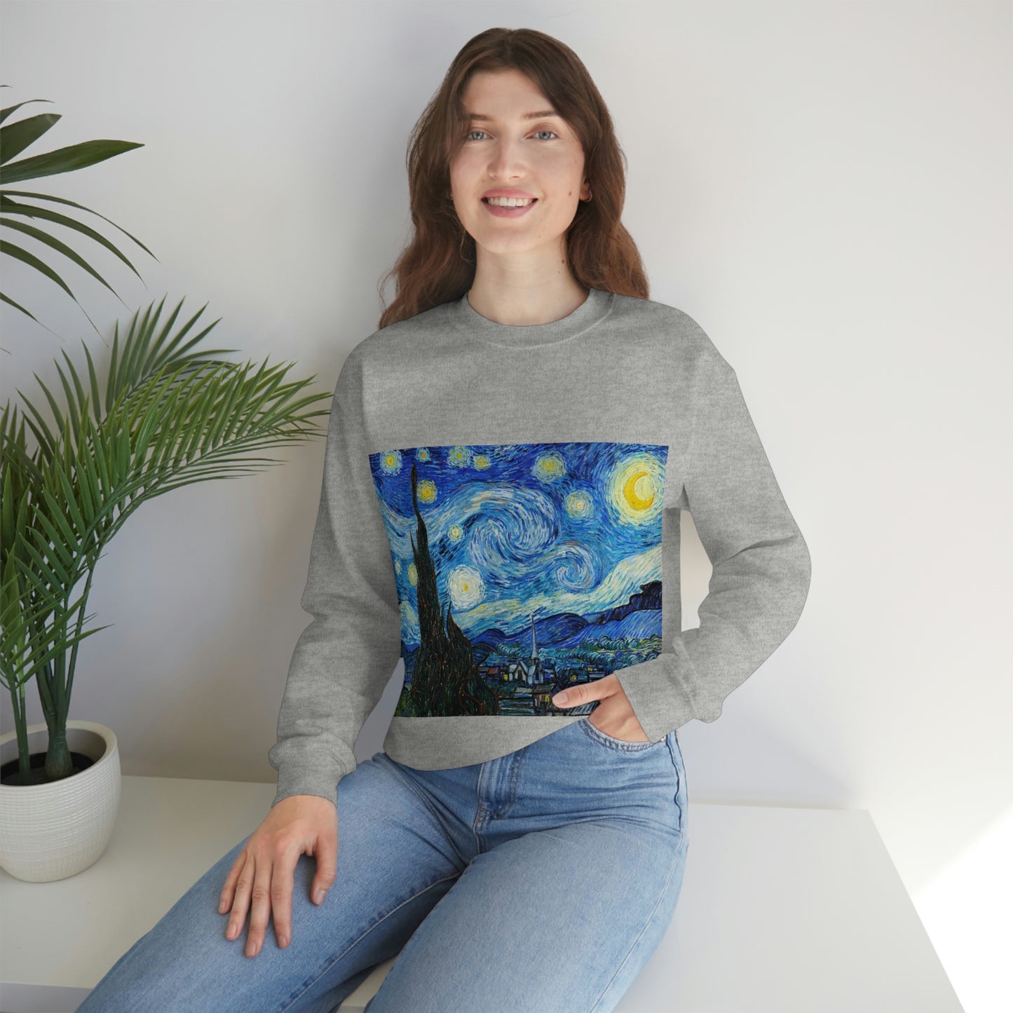 Sudadera de Vincent van Gogh con la noche estrellada Shookie Mookie