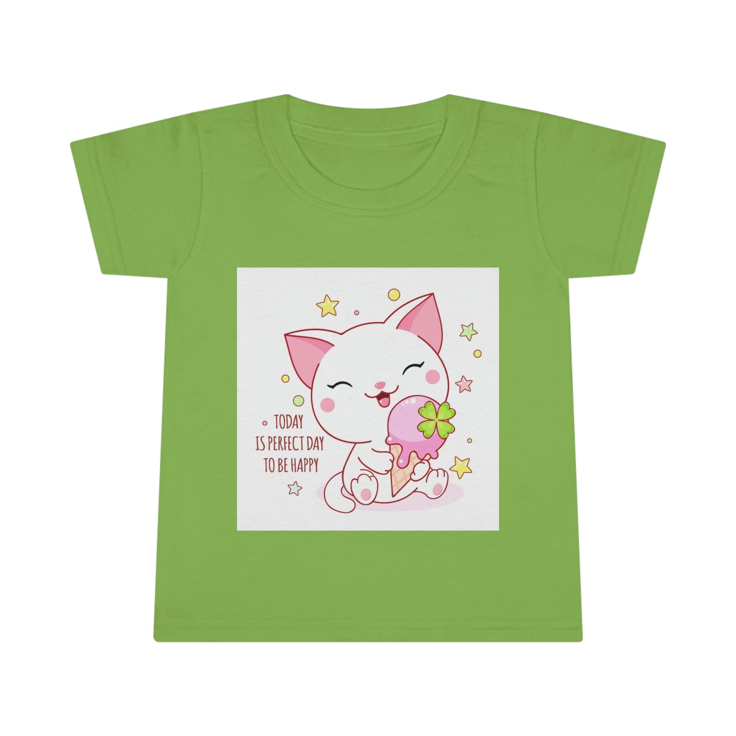 Camiseta para niño con gatito y cono de helado ¡Luce adorable hoy!