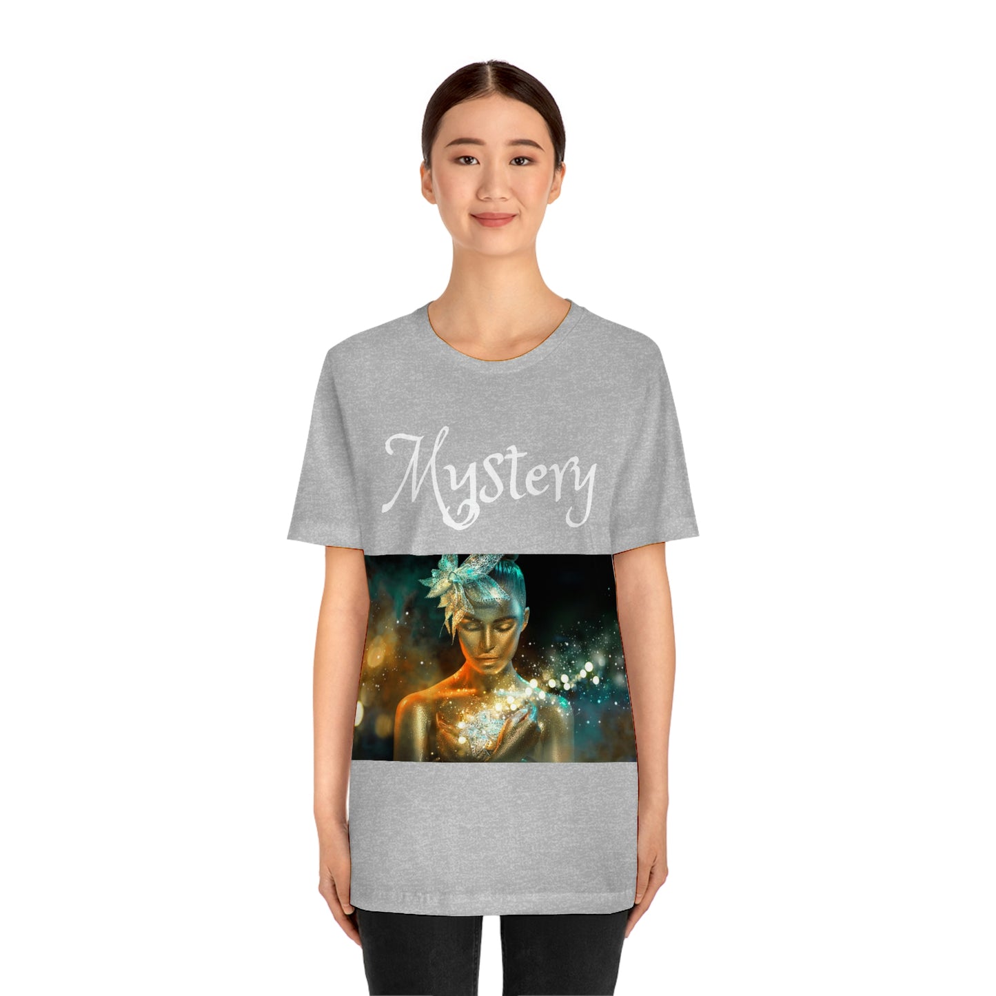 Camiseta unisex de manga corta Mystery, regalo para mamá, papá, hijo e hija