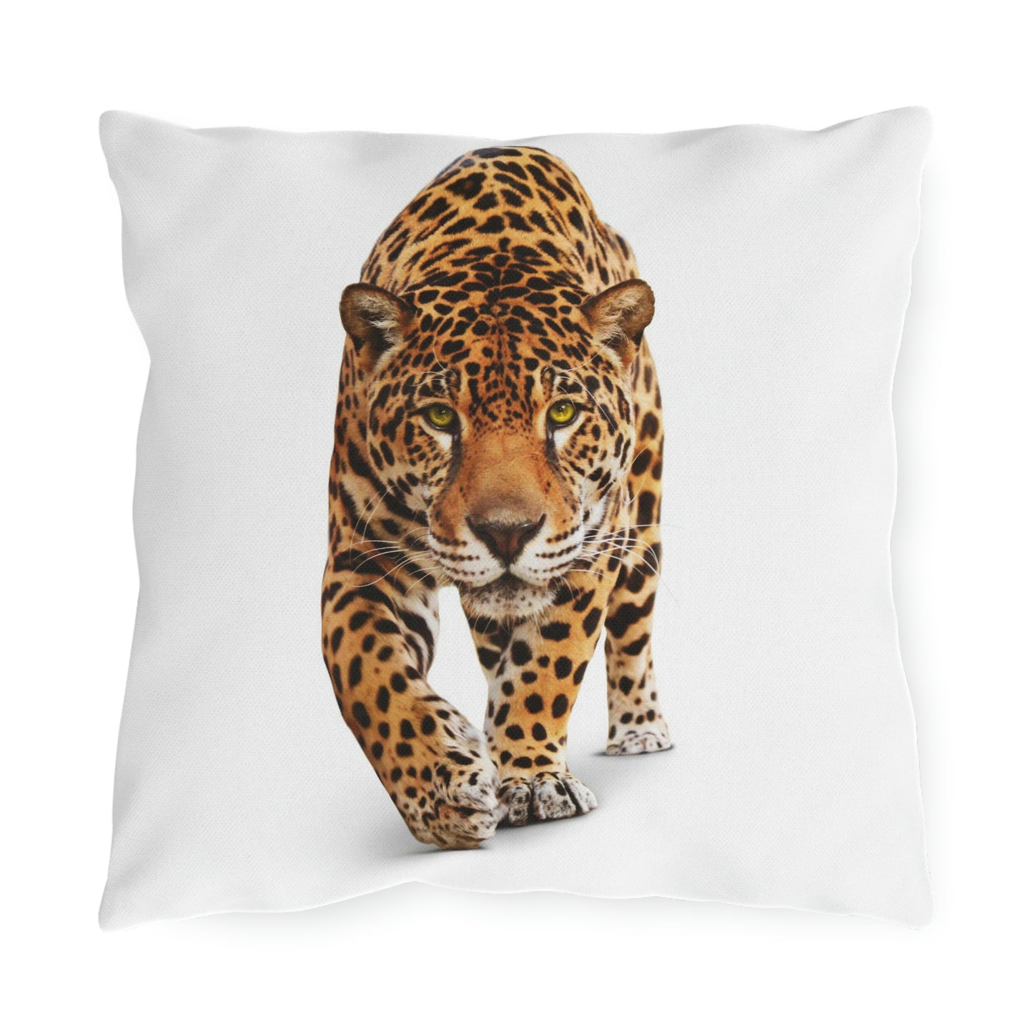 Cheetah. Outdoor Pillows. Custom Artwork. Unique Whimsical Flare. Vivid Colors. Looks Great on the back Patio. Adding a Splash of Color on your furniture.