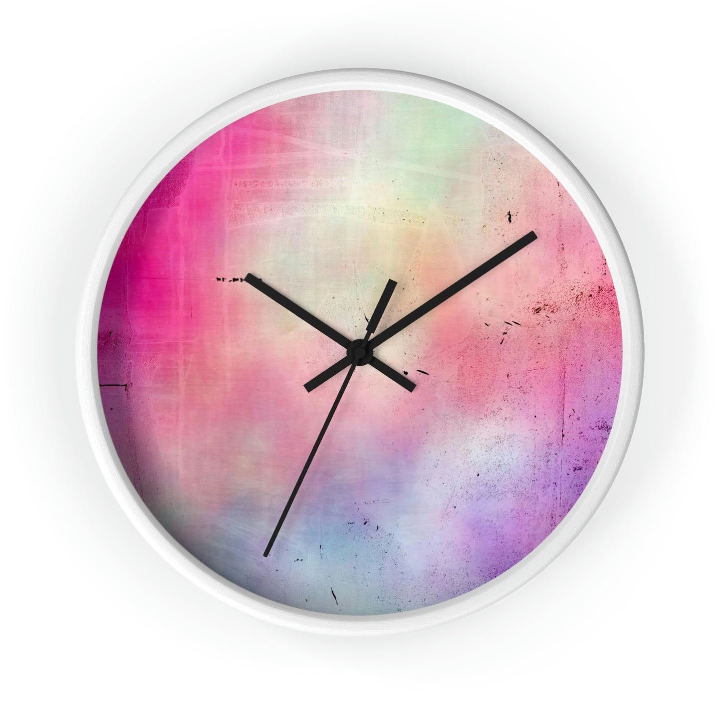 Reloj de pared abstracto colorido ¡Qué reloj fabuloso!