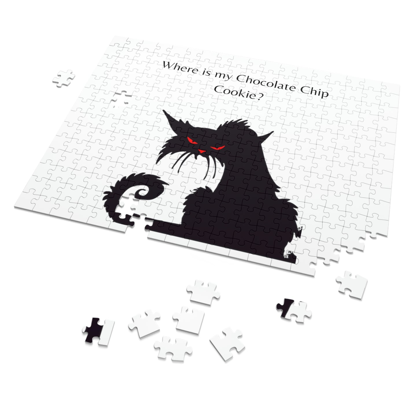 Rompecabezas de gato negro ¡Me encantan los juegos!