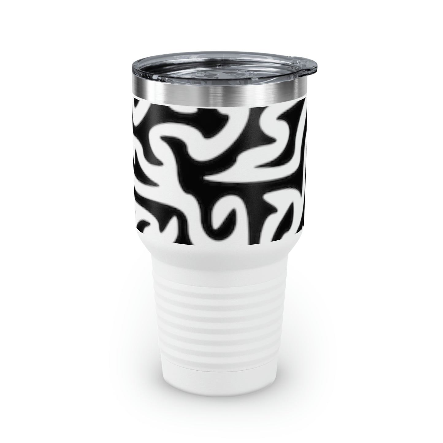 Vaso con cuello redondo y diseño de laberinto, 30 oz, para refrescos, té, agua, jugos, cerveza y vino