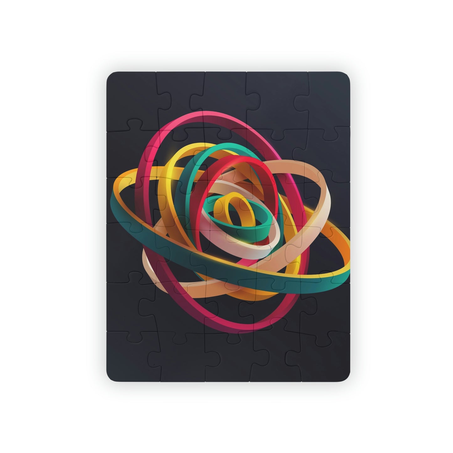 Rompecabezas de esferas de colores del arco iris ¡Me encantan los juegos!