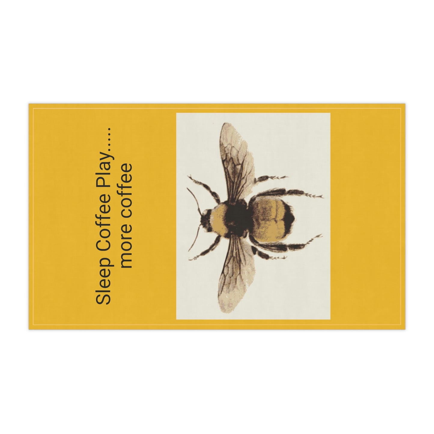 Toalla de cocina con forma de abeja ¡Me encanta cocinar!