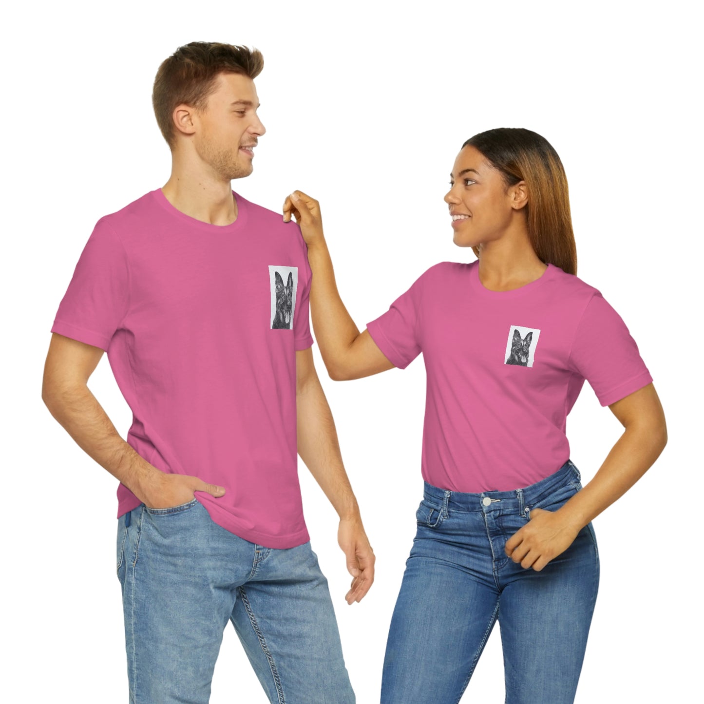Duerme con perros y tendrás pulgas Camiseta unisex de manga corta REGALO