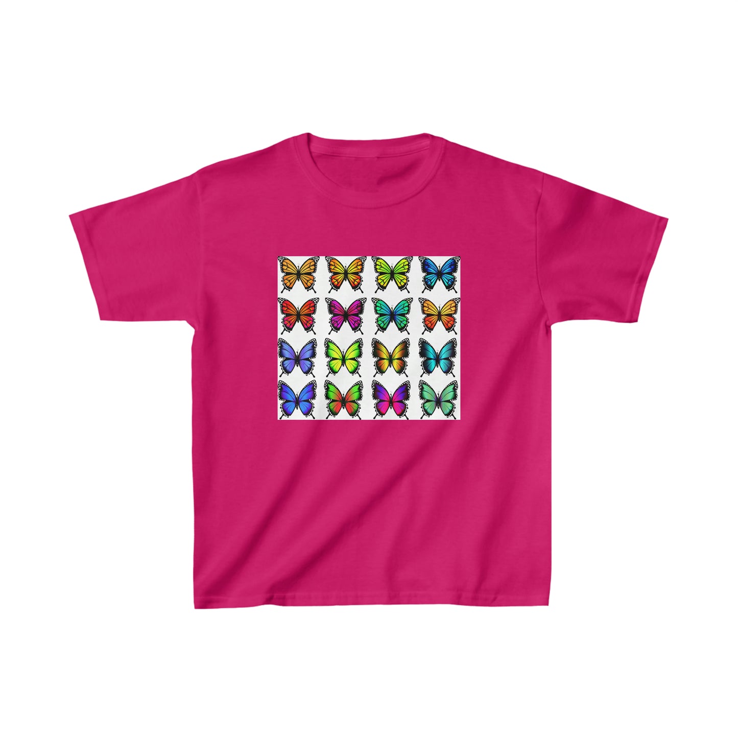Camiseta juvenil Mariposas coloridas ¡Lo conseguí porque me porté bien hoy!