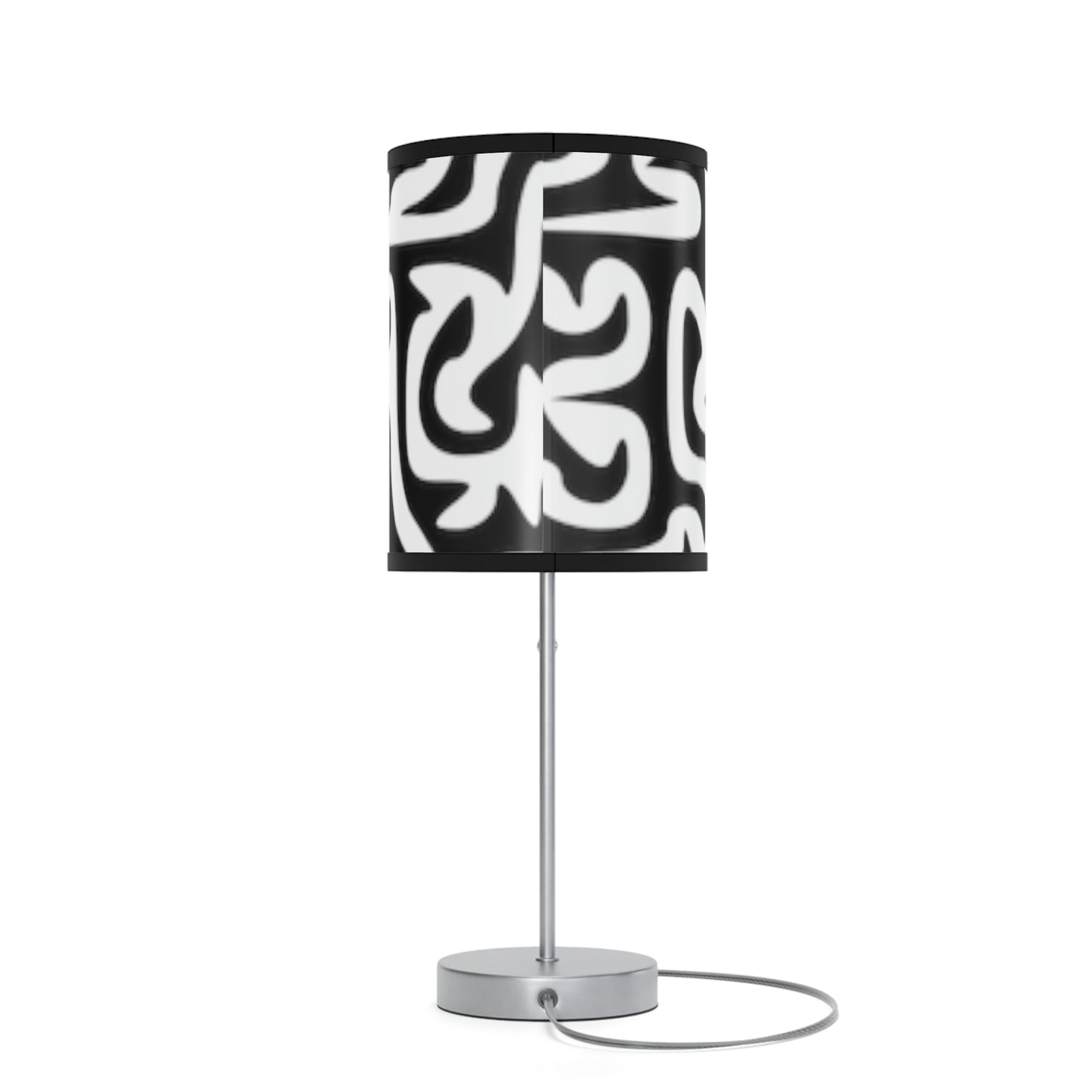 Lámpara Maze en blanco y negro con soporte, enchufe de EE. UU. y Canadá, para dormitorio, oficina, sala de estar, REGALO