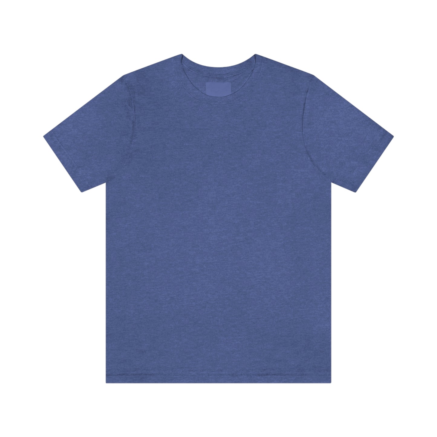Camiseta unisex de manga corta Just Think para el trabajo, la escuela, los recados y las compras