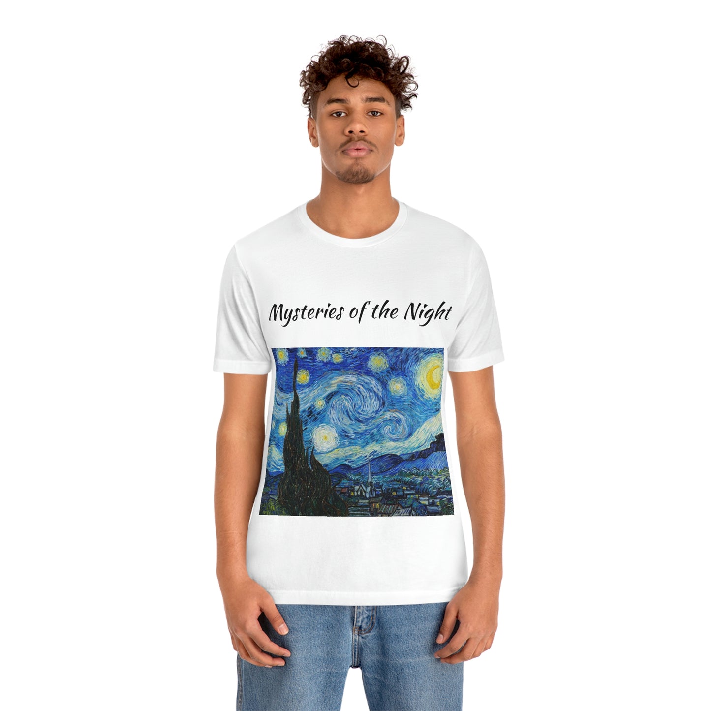 Camiseta unisex Misterios de la noche Viajes Trabajo Vacaciones Relajación