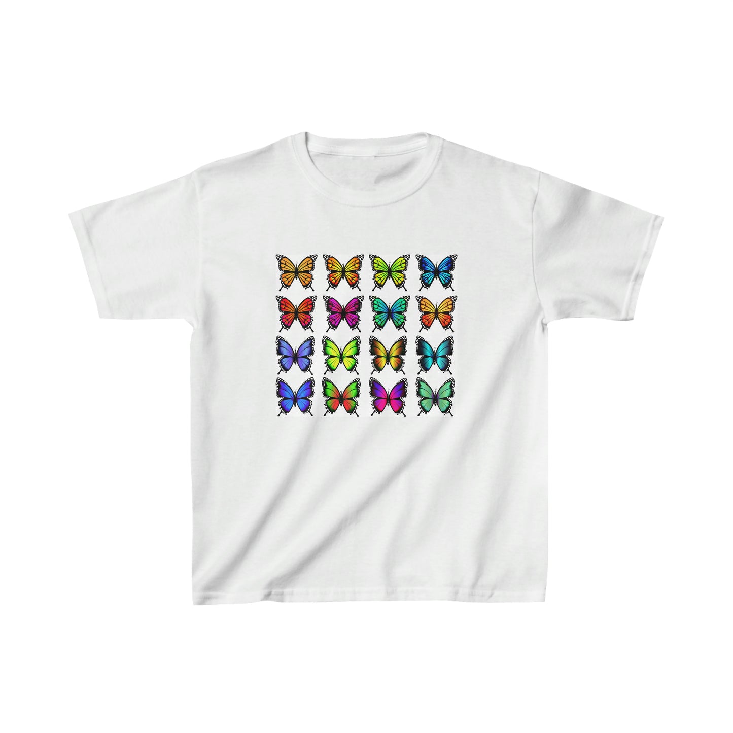 Camiseta juvenil Mariposas coloridas ¡Lo conseguí porque me porté bien hoy!