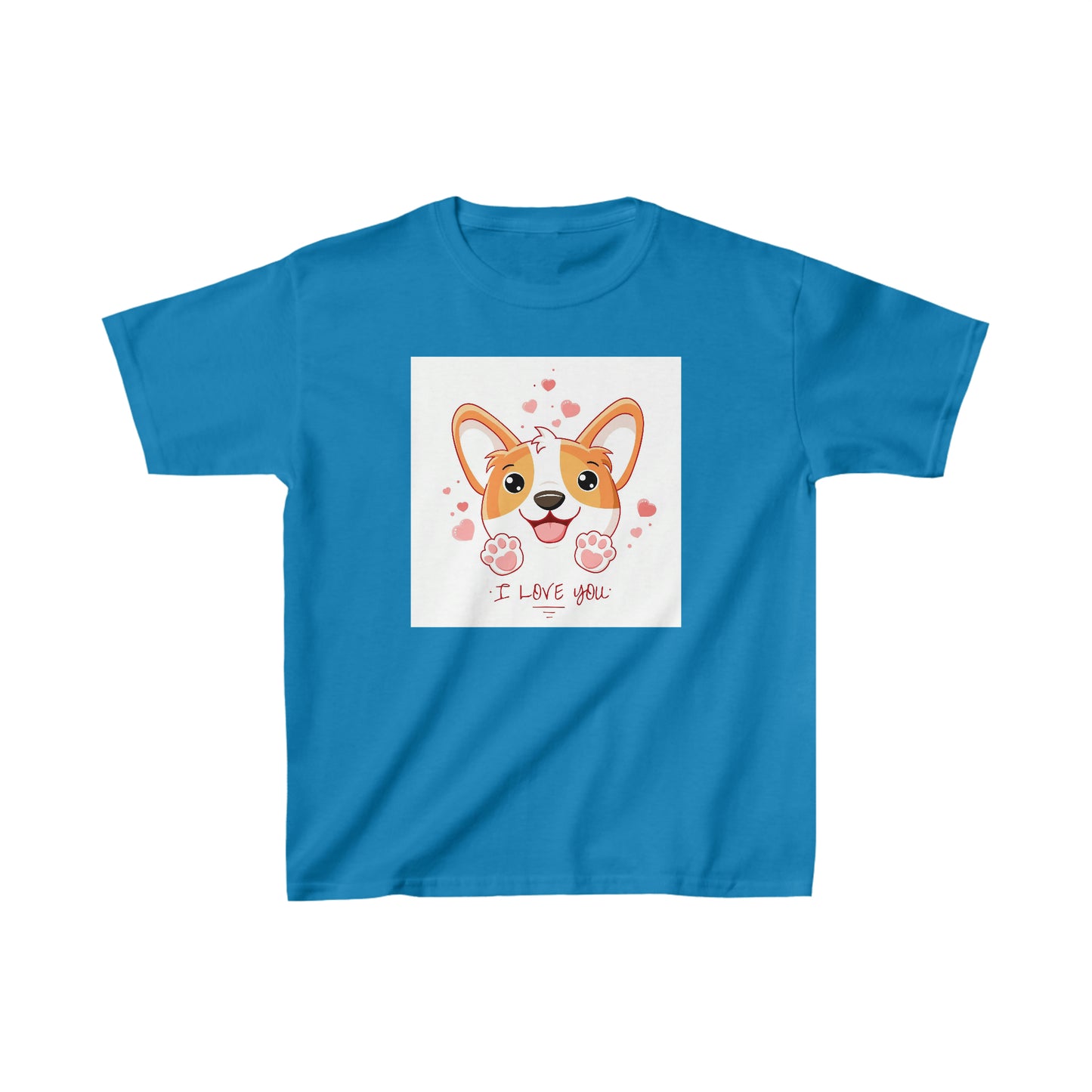 Linda camiseta juvenil con perro te amo ¡Luce fabulosa!