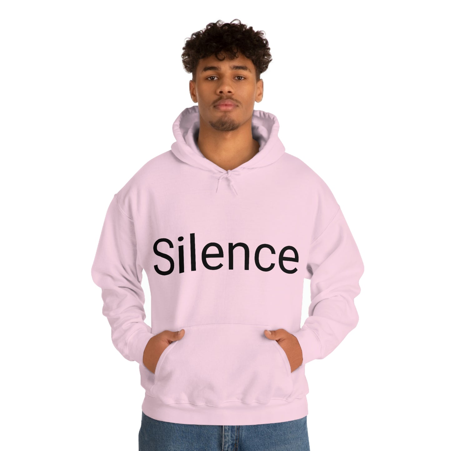 Sudadera unisex con capucha de mezcla pesada Sunset Silence Mamá quiere esta sudadera para su cumpleaños