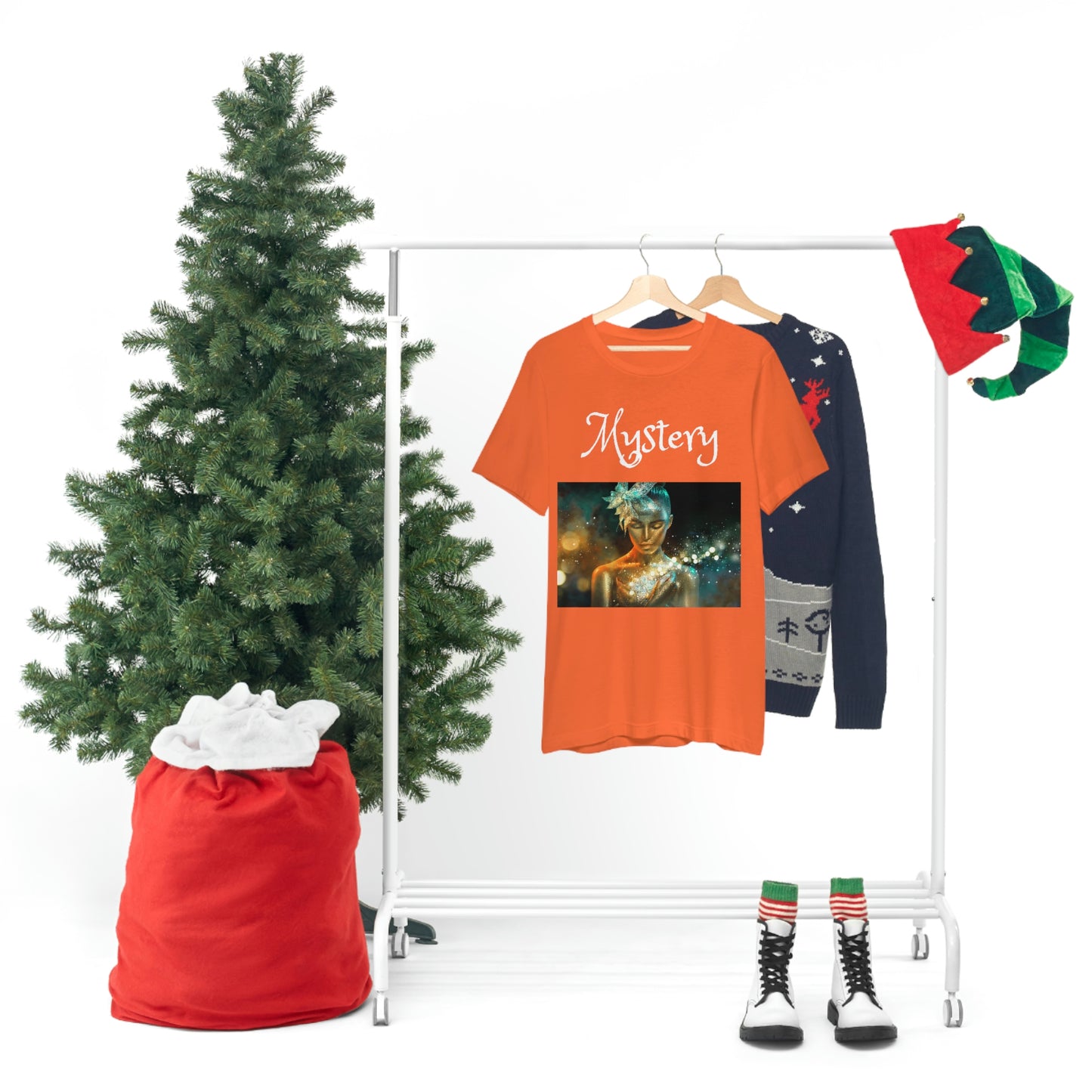 Camiseta unisex de manga corta Mystery, regalo para mamá, papá, hijo e hija