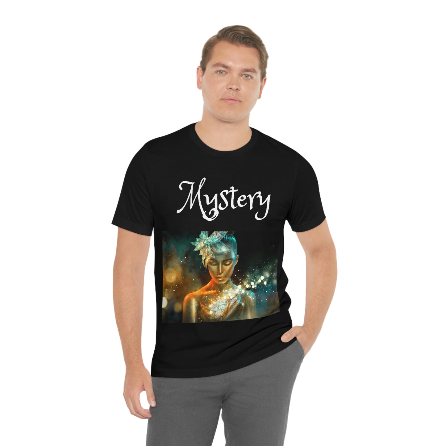 Camiseta unisex de manga corta Mystery, regalo para mamá, papá, hijo e hija