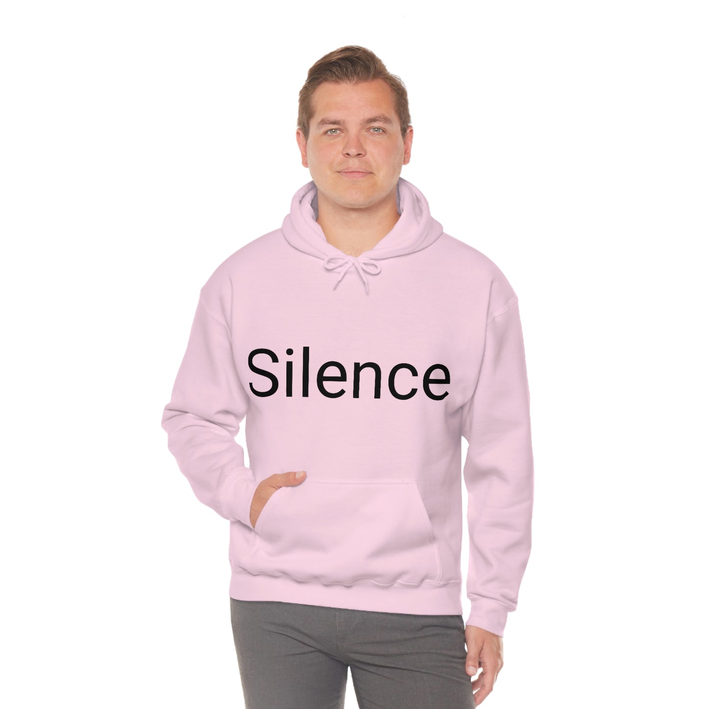 Sudadera unisex con capucha de mezcla pesada Sunset Silence Mamá quiere esta sudadera para su cumpleaños