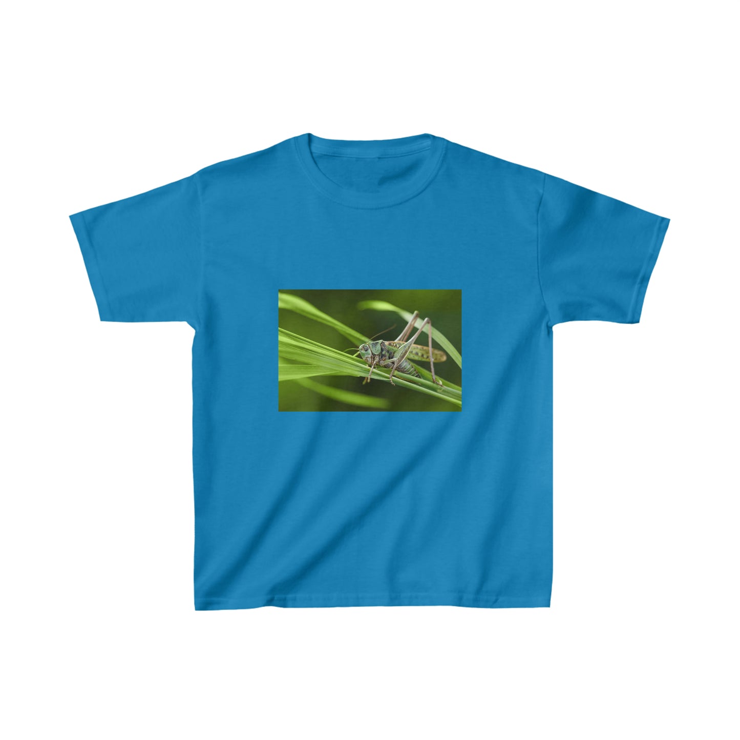 Camiseta juvenil Saltamontes sobre hierba Cumpleaños Buenas notas ¡Fui bueno!
