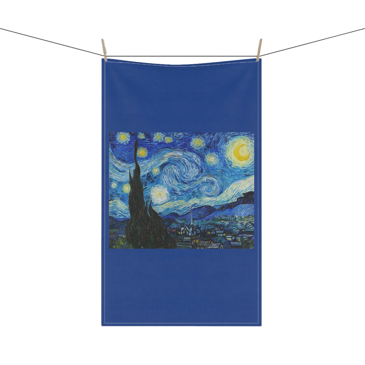 La noche estrellada (1889) Vincent van Gogh Paño de cocina ¡Me encanta cocinar!