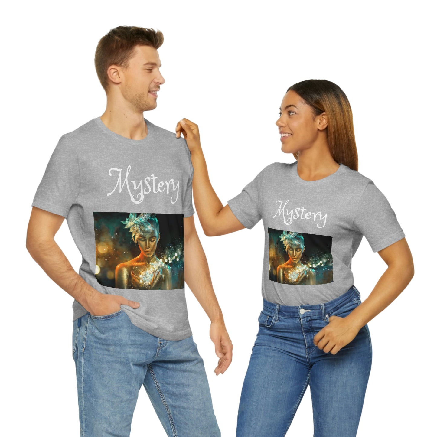 Camiseta unisex de manga corta Mystery, regalo para mamá, papá, hijo e hija
