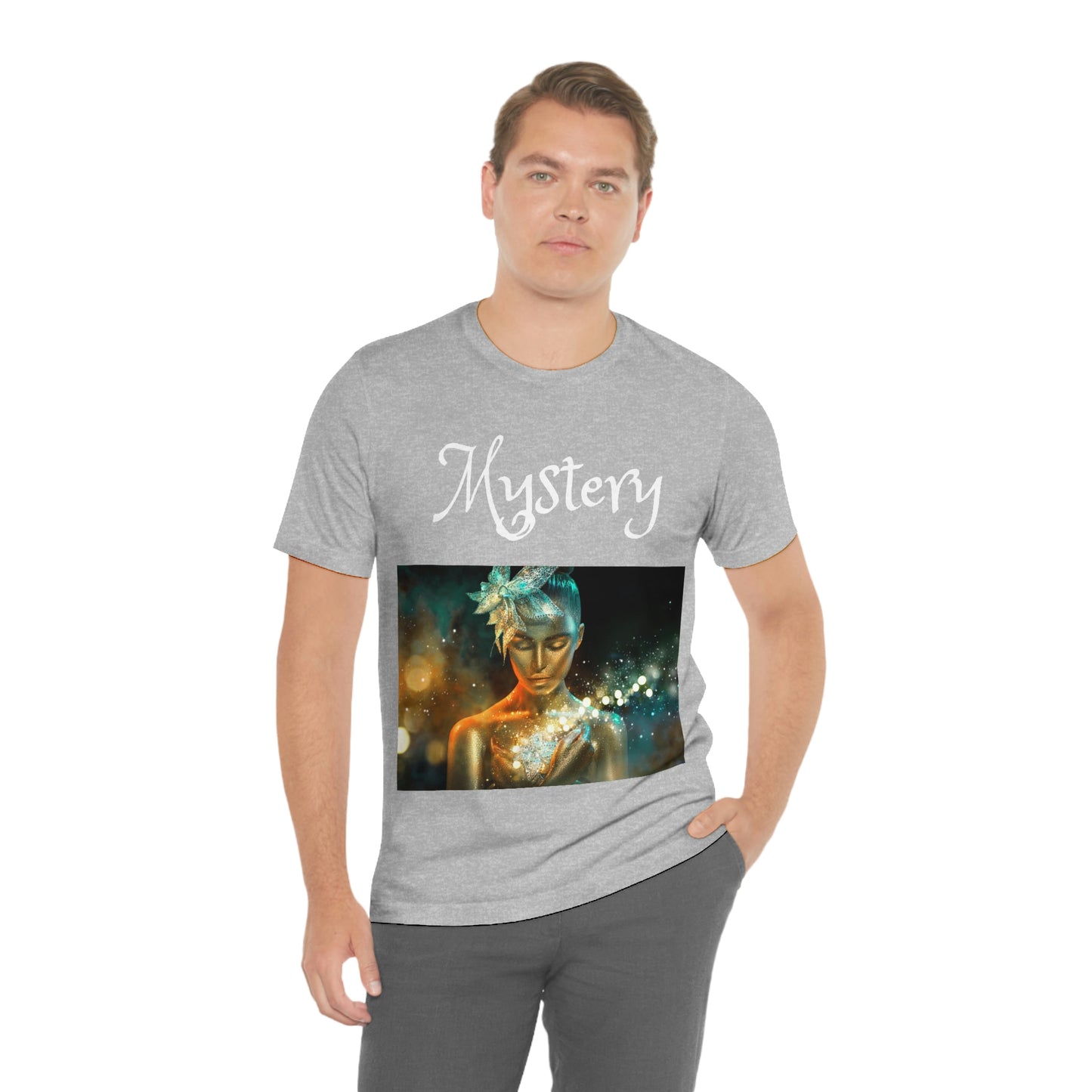 Camiseta unisex de manga corta Mystery, regalo para mamá, papá, hijo e hija