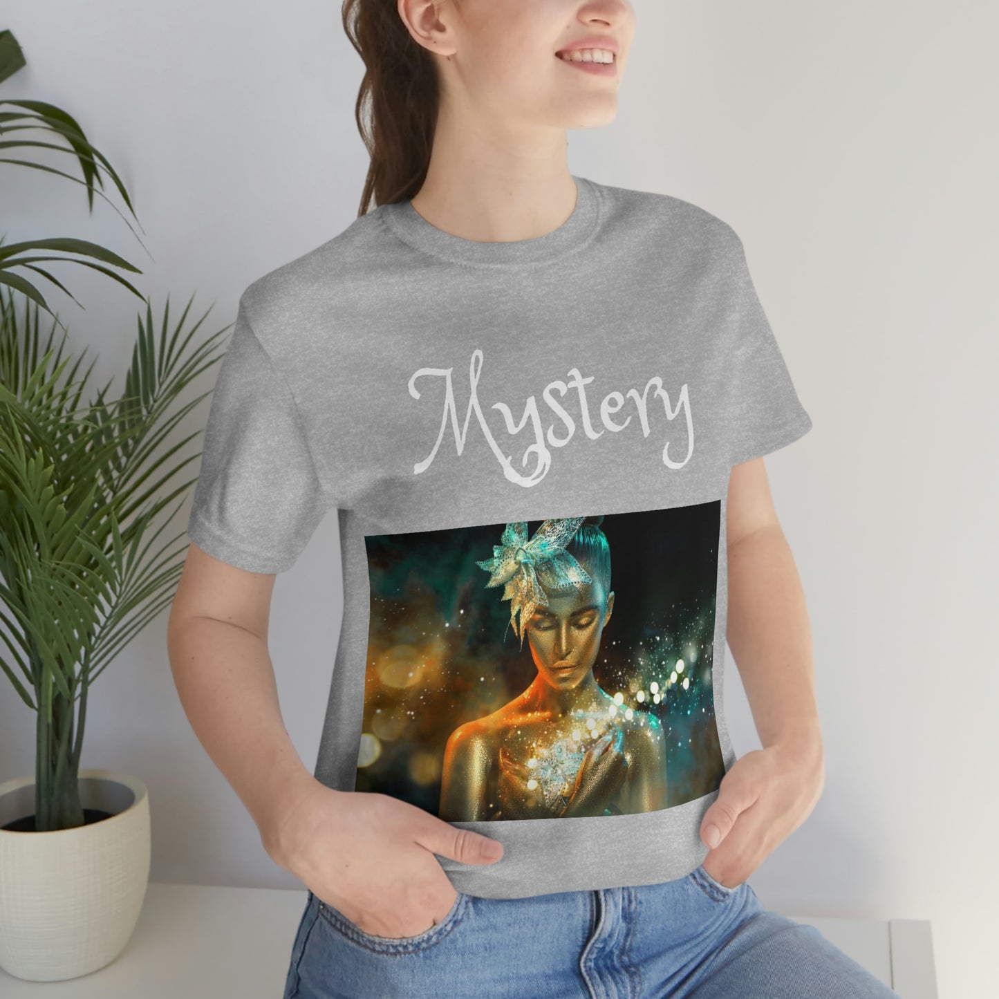 Camiseta unisex de manga corta Mystery, regalo para mamá, papá, hijo e hija