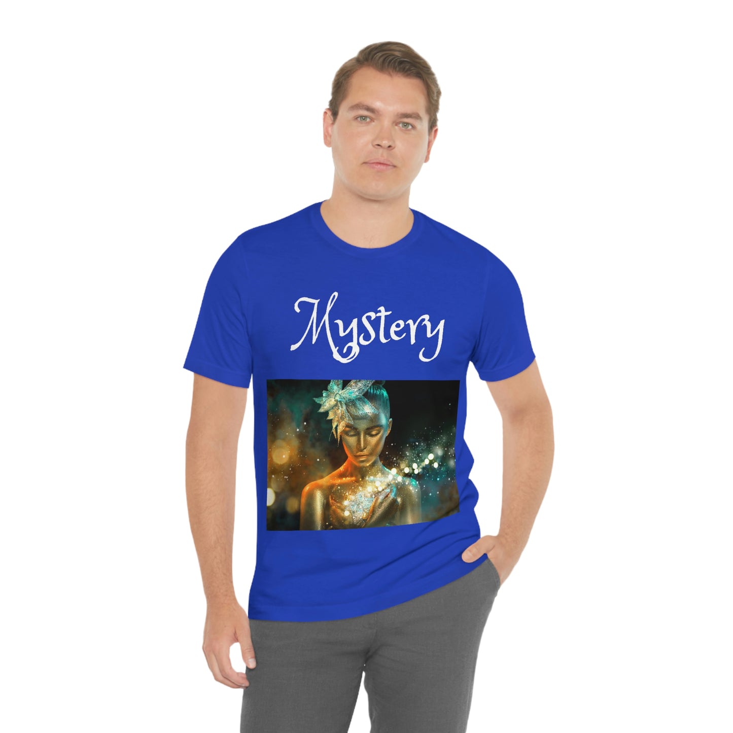 Camiseta unisex de manga corta Mystery, regalo para mamá, papá, hijo e hija