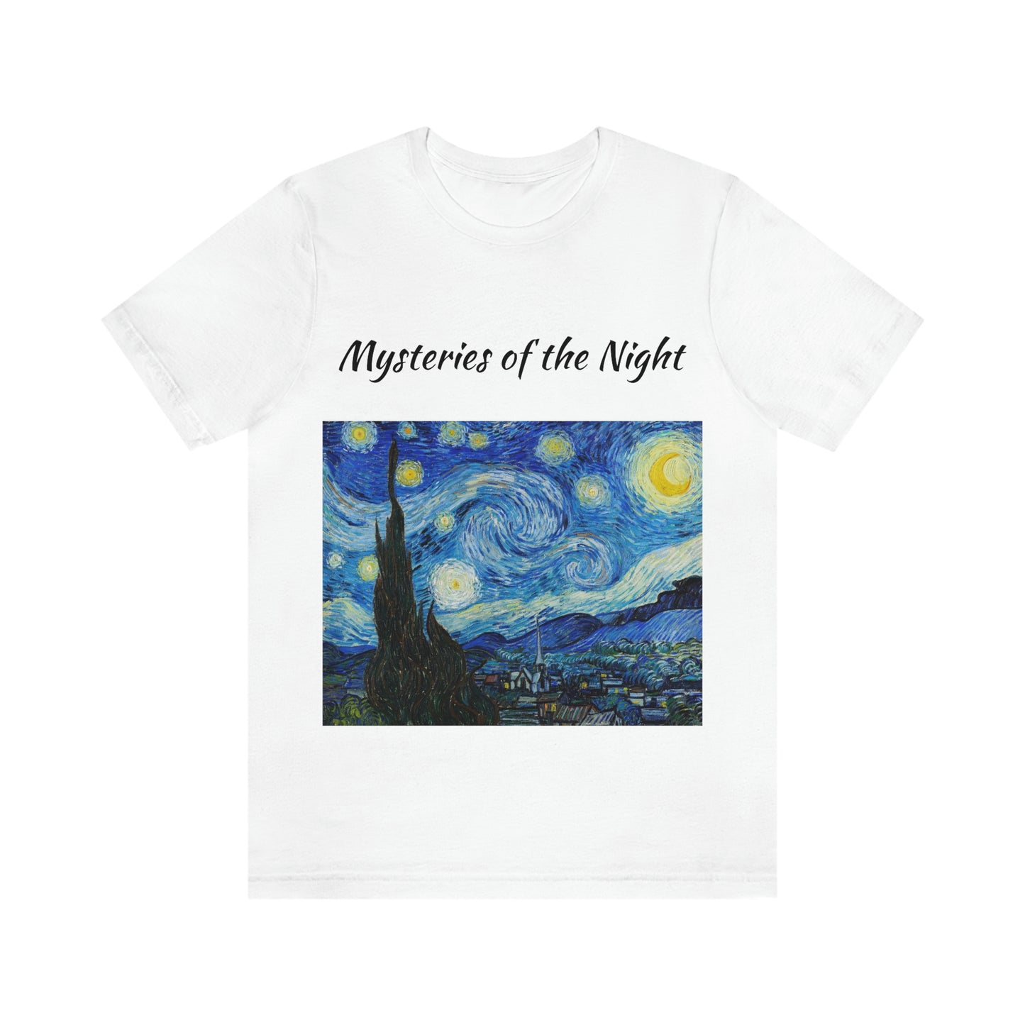 Camiseta unisex Misterios de la noche Viajes Trabajo Vacaciones Relajación