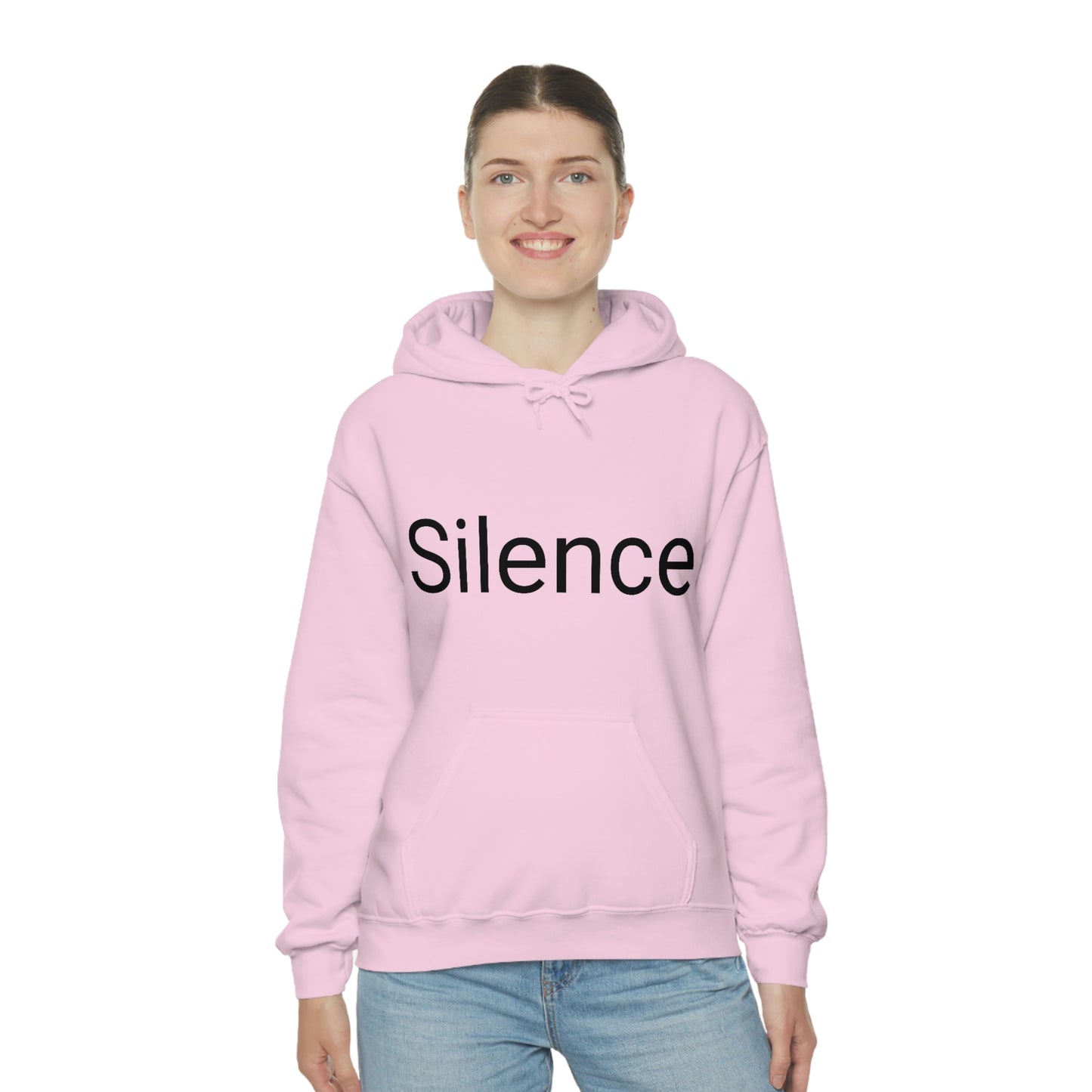 Sudadera unisex con capucha de mezcla pesada Sunset Silence Mamá quiere esta sudadera para su cumpleaños