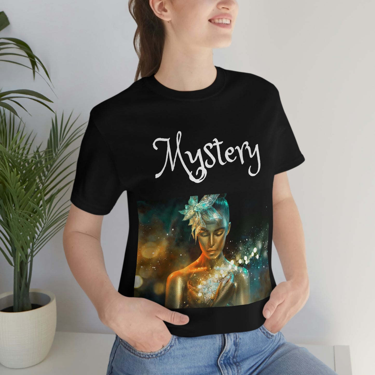 Camiseta unisex de manga corta Mystery, regalo para mamá, papá, hijo e hija