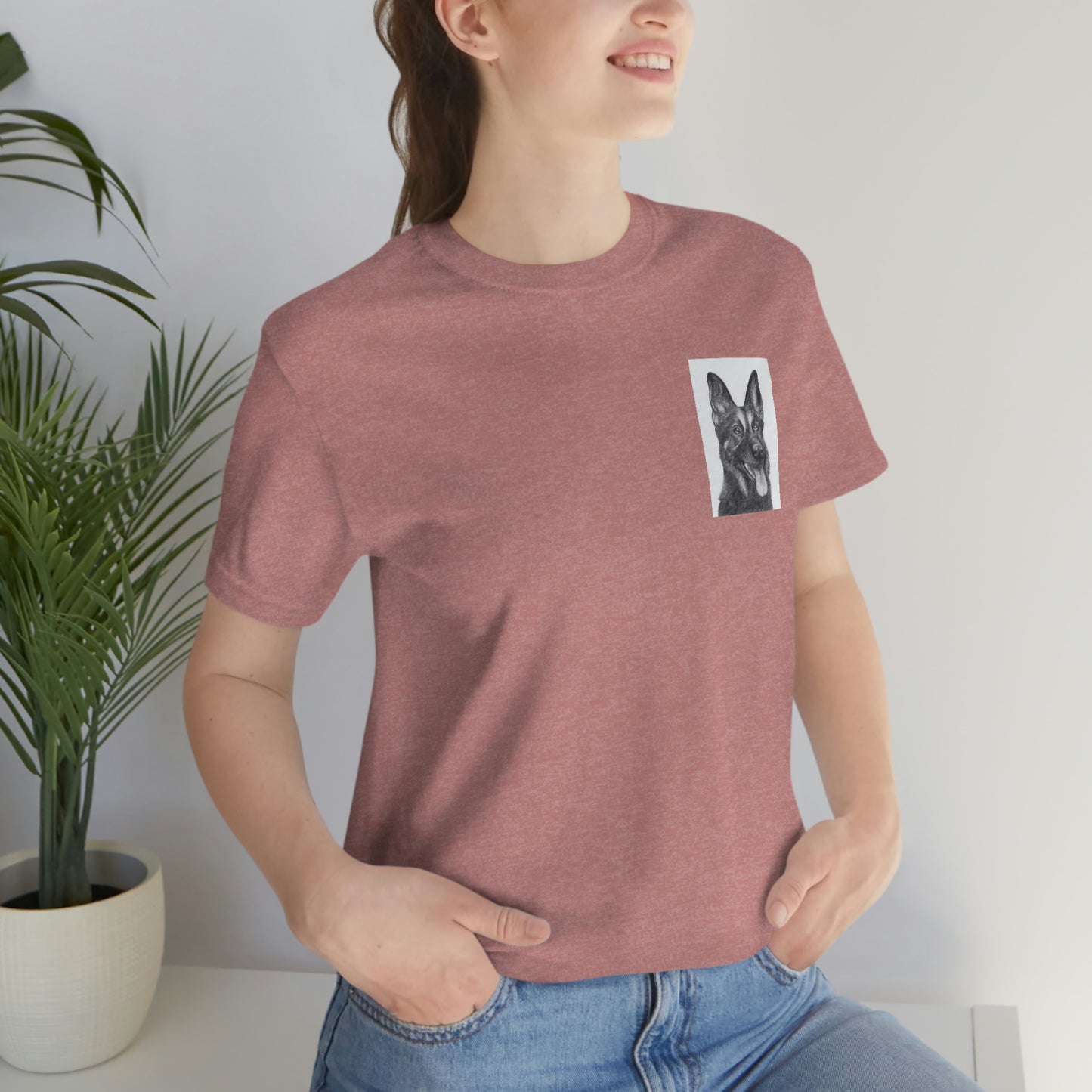 Duerme con perros y tendrás pulgas Camiseta unisex de manga corta REGALO