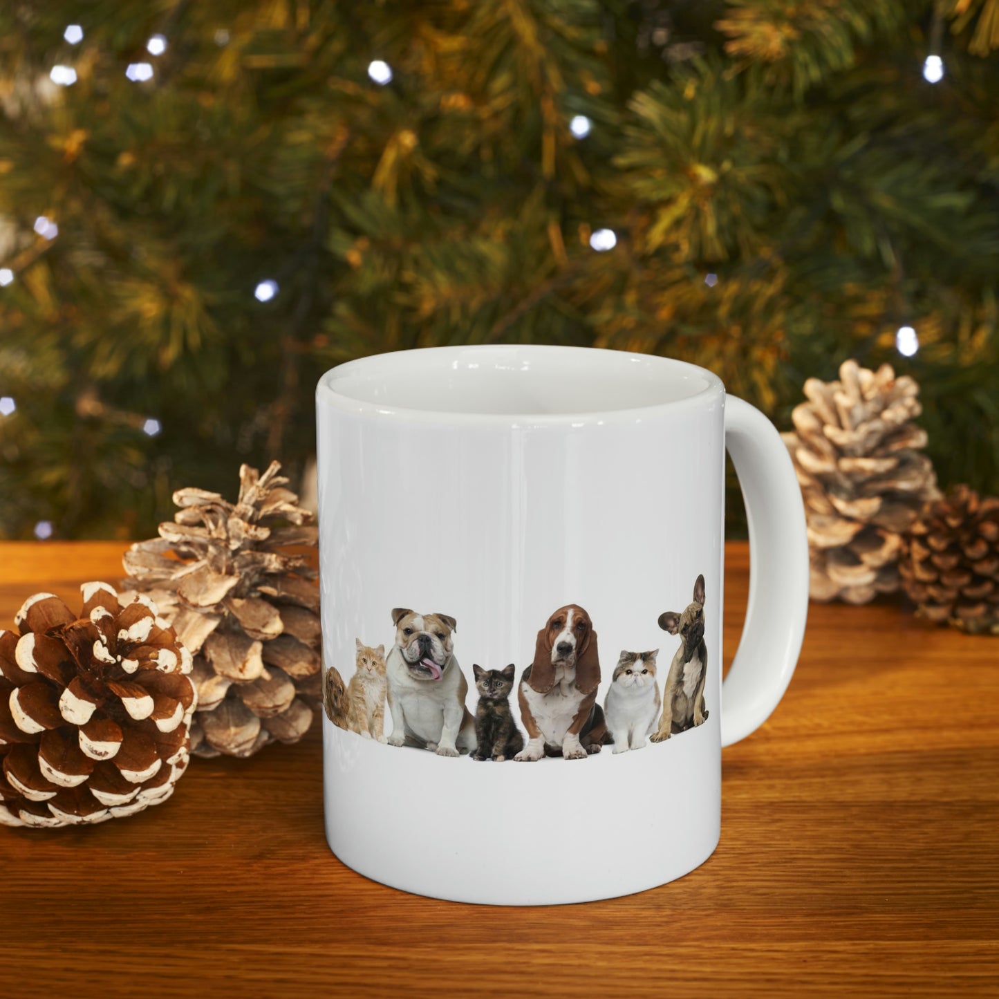 Taza de cerámica para perros y gatos, 11 oz, ideal para café, té, refrescos, helados, zapateros, sopas