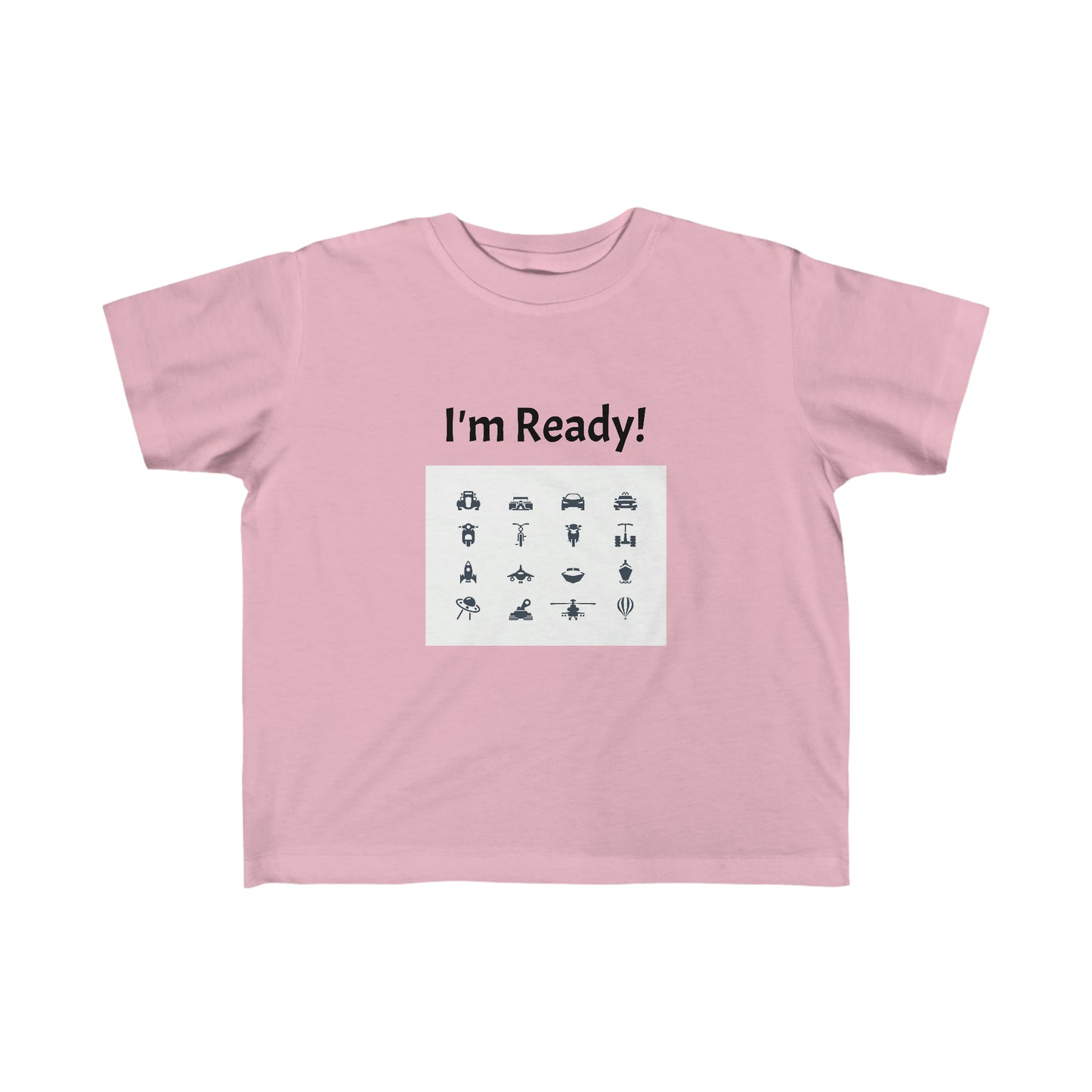 Camiseta para niños "Estoy listo" Luciendo lindo en el patio de recreo de la escuela