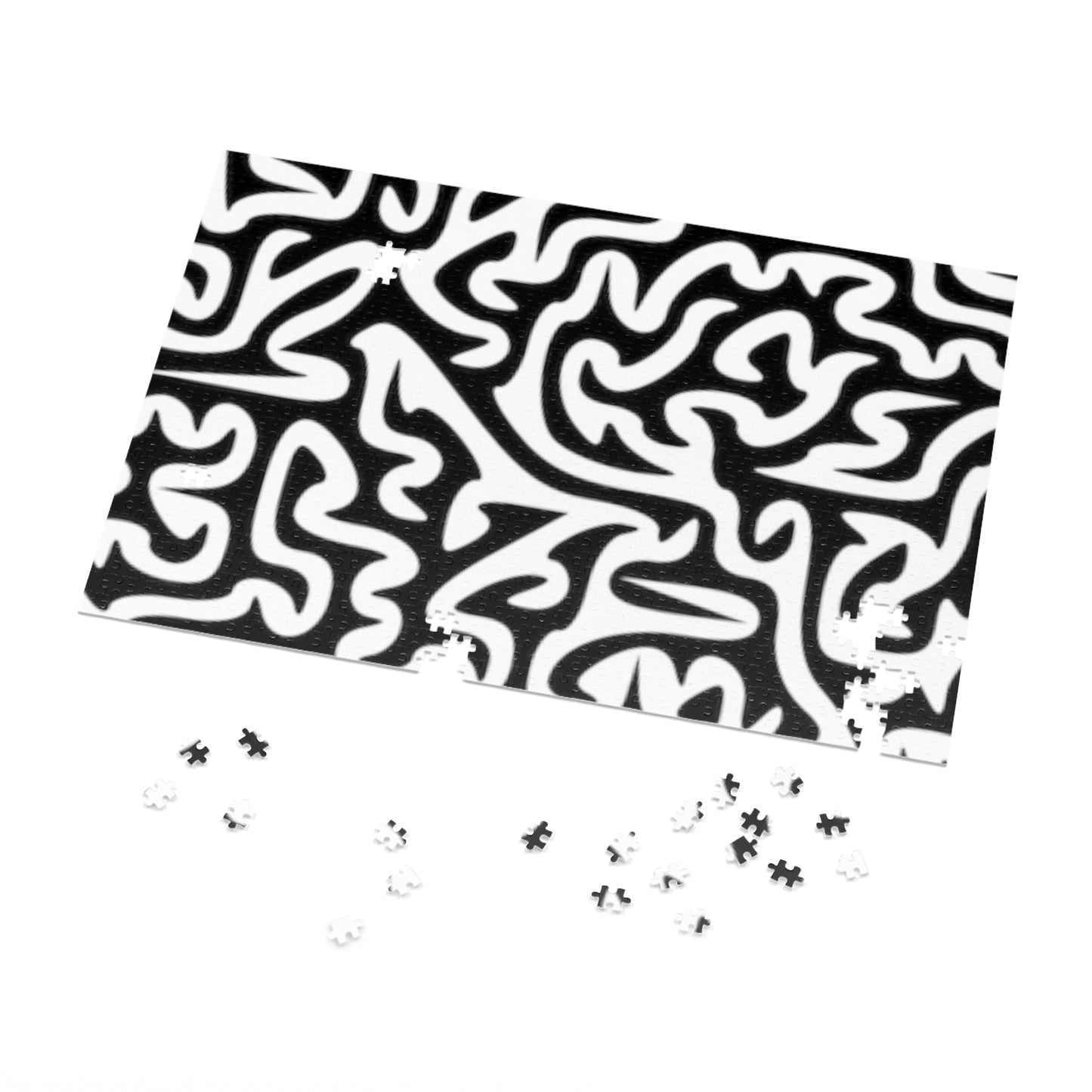Rompecabezas de laberinto en blanco y negro ¡Me encantan los juegos!