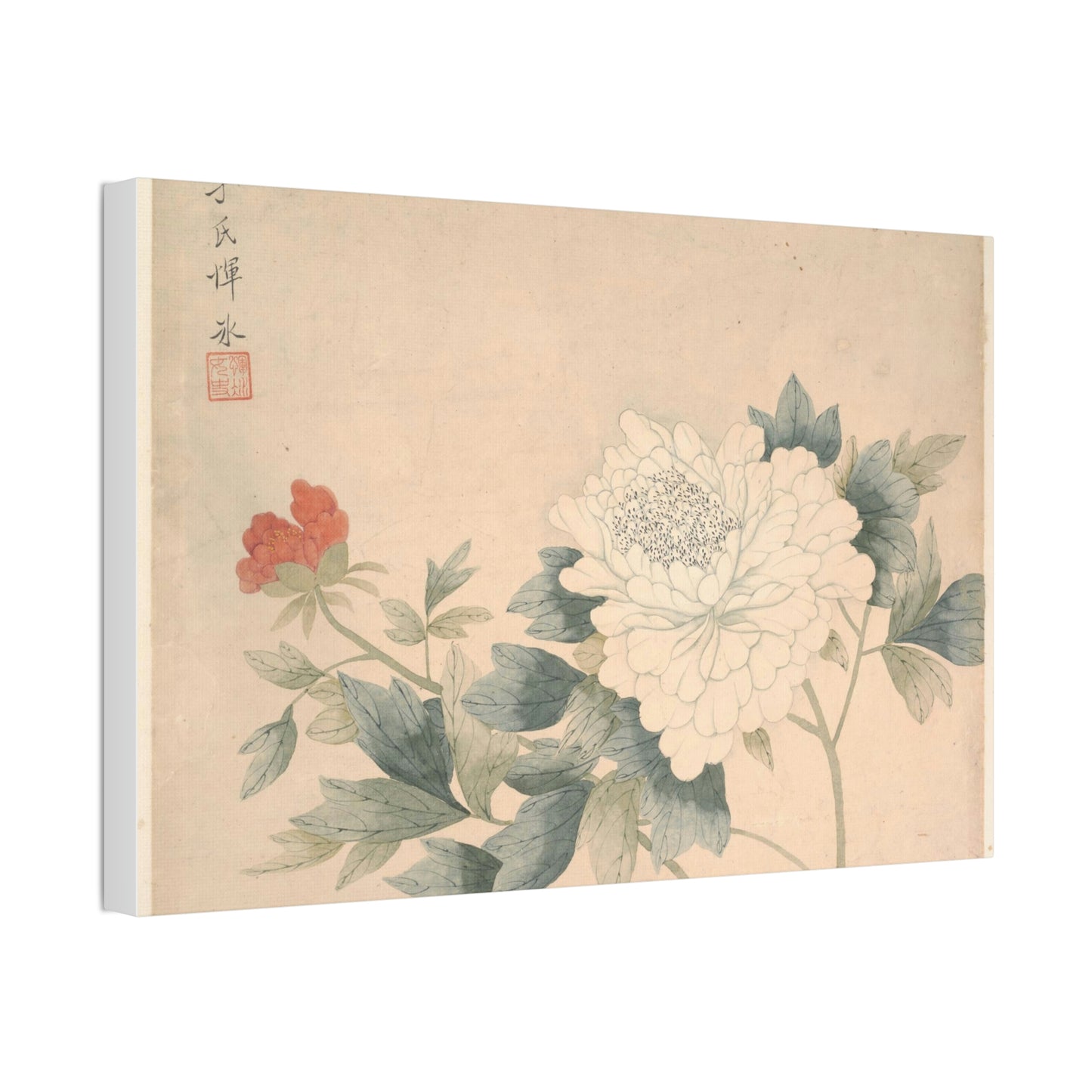 Lienzo de flores japonesas El Museo Metropolitano de Arte de Nueva York