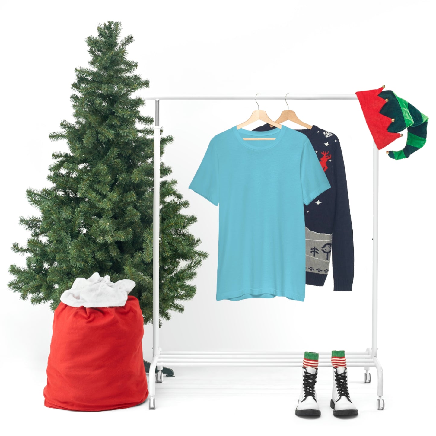 Camiseta unisex de manga corta Just Think para el trabajo, la escuela, los recados y las compras