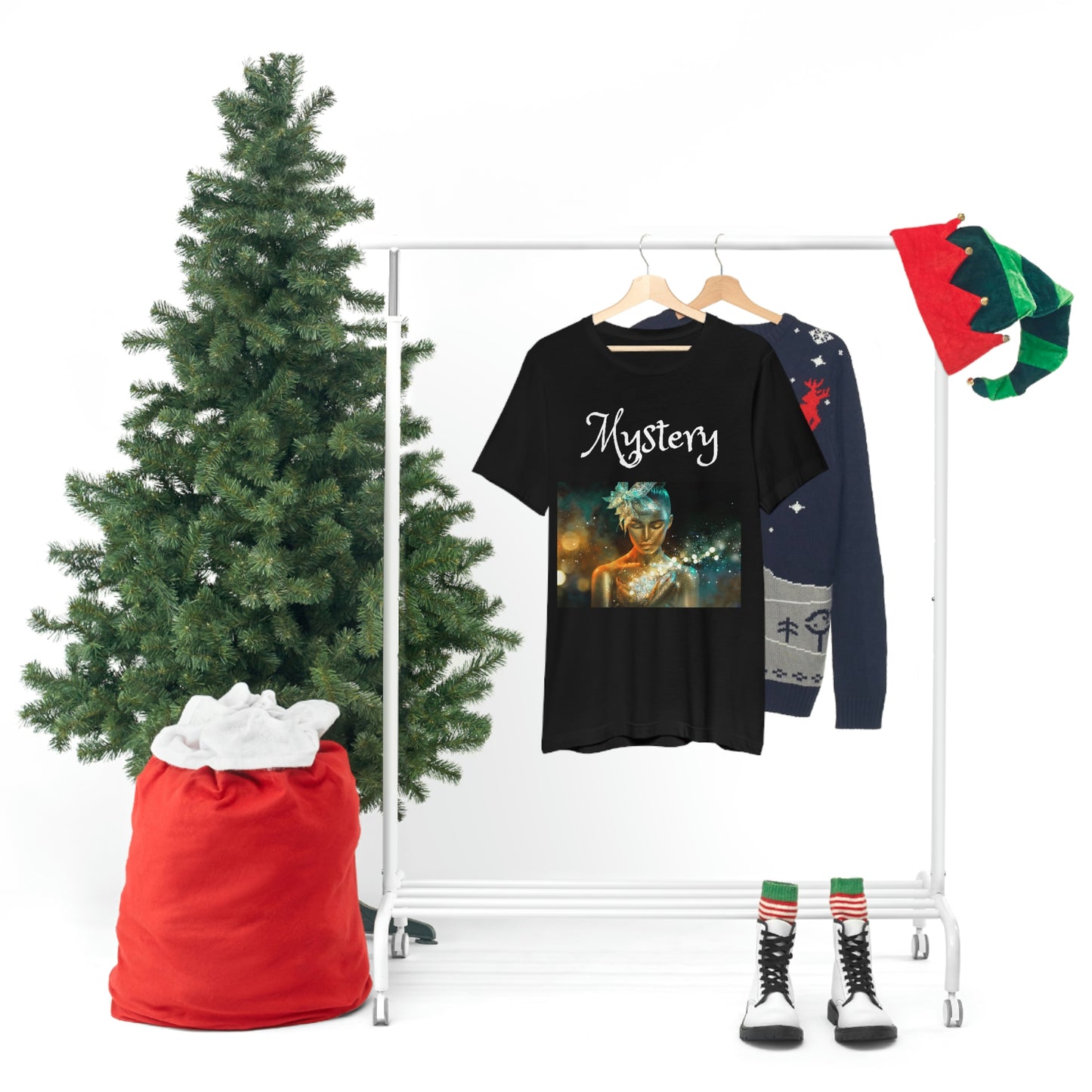 Camiseta unisex de manga corta Mystery, regalo para mamá, papá, hijo e hija