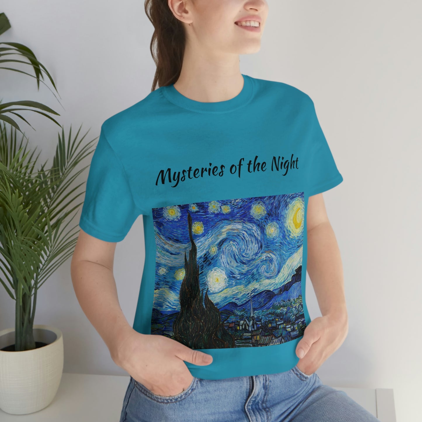 Camiseta unisex Misterios de la noche Viajes Trabajo Vacaciones Relajación