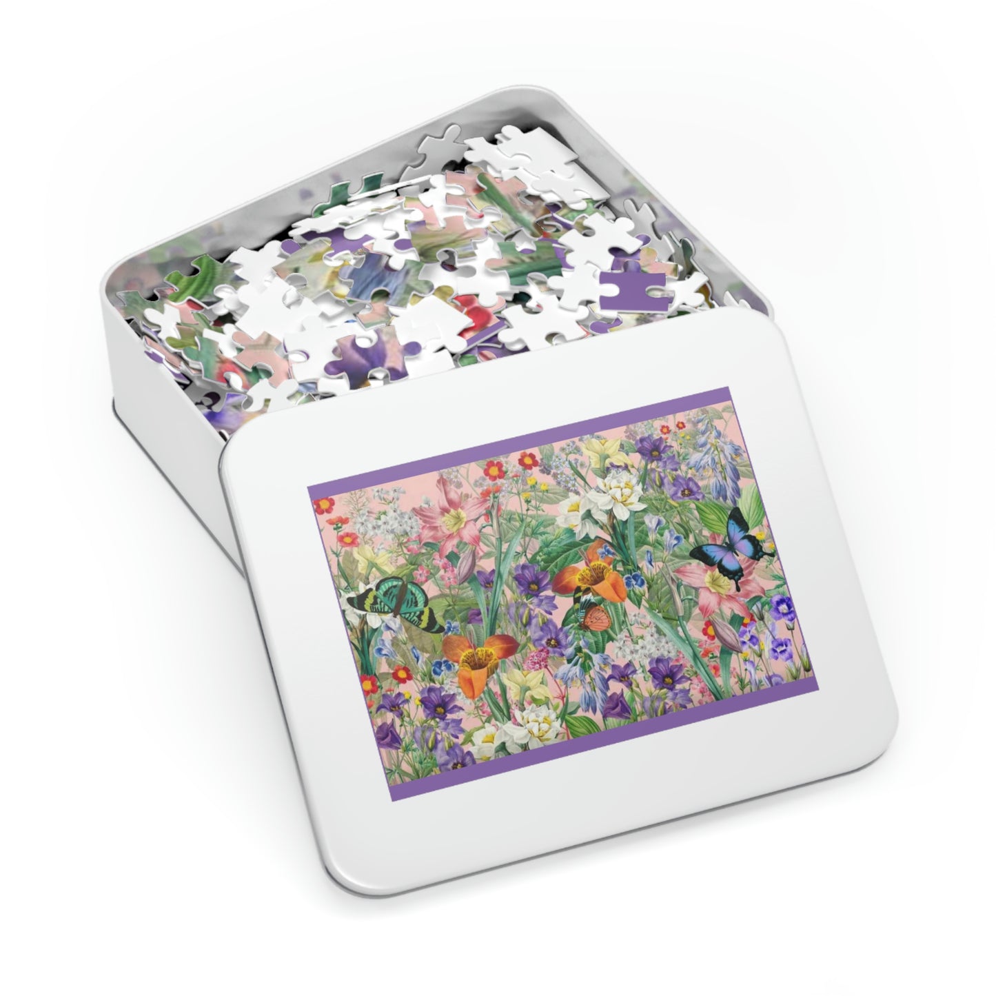 Rompecabezas de jardín de flores y mariposas ¡Me encantan los juegos!