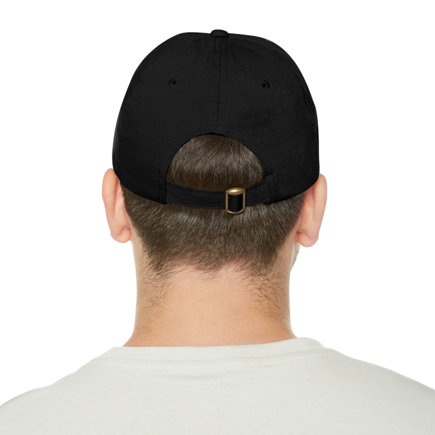 Gorro de dinosaurio para papá con parche de cuero (rectangular). ¡Un gran regalo para el Día del Padre!