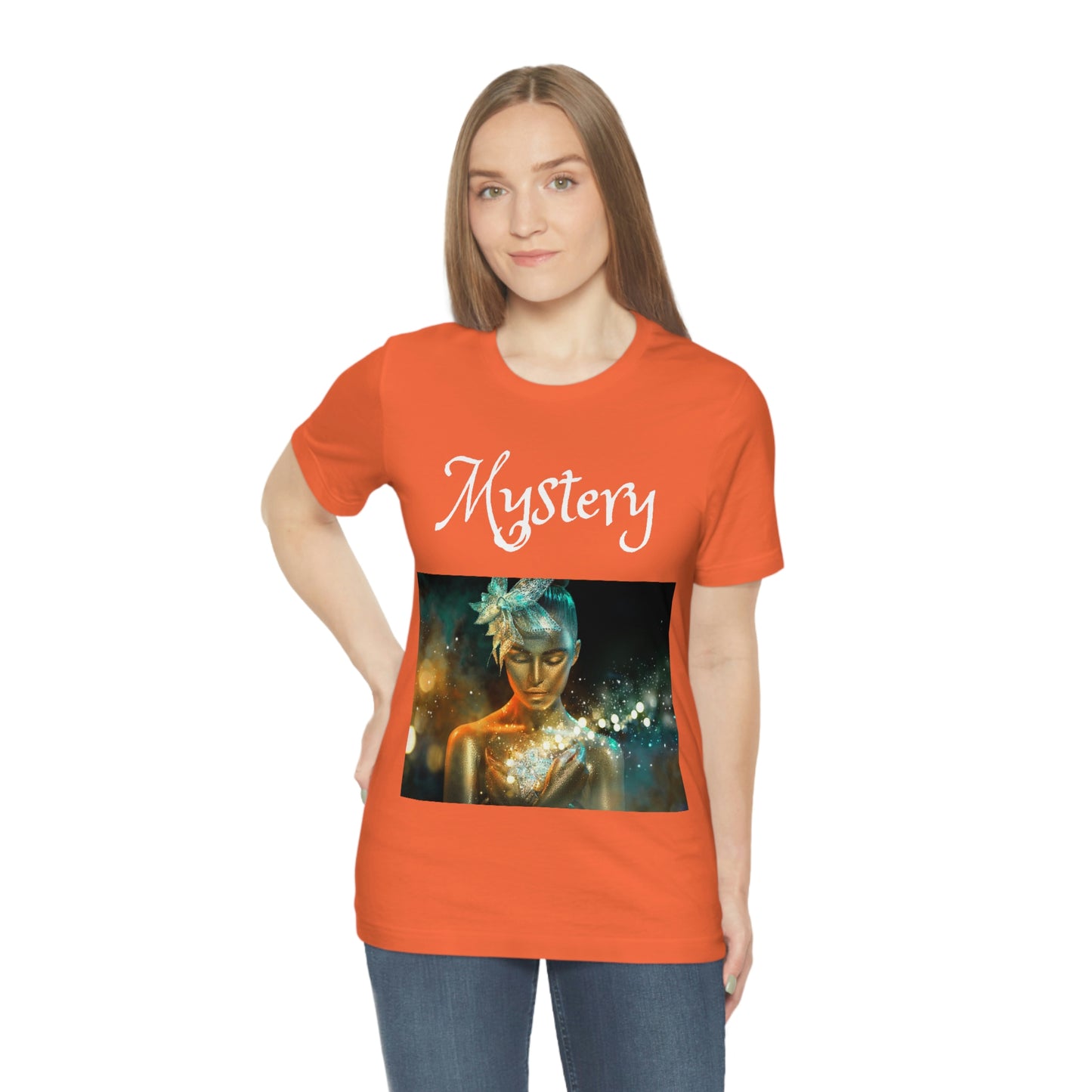 Camiseta unisex de manga corta Mystery, regalo para mamá, papá, hijo e hija