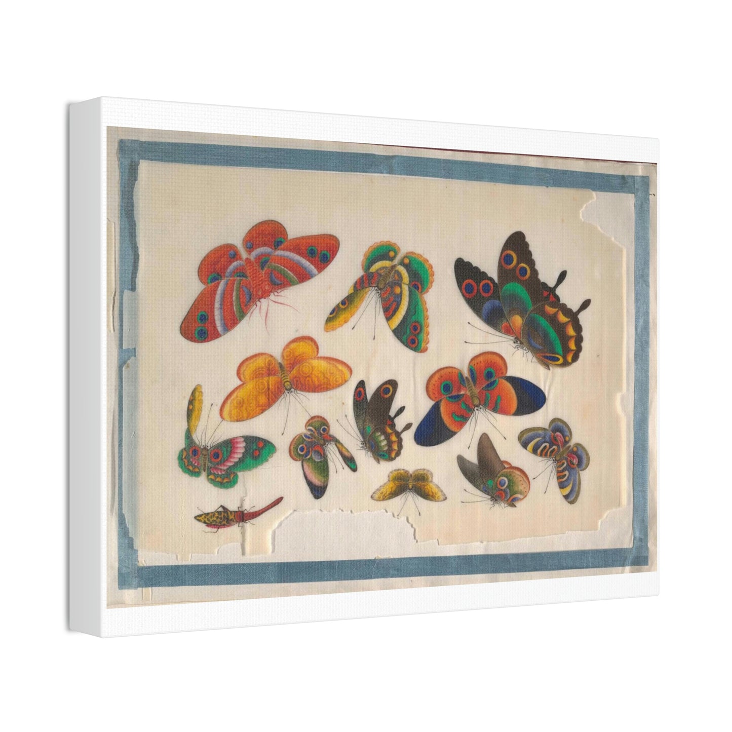 Lienzo de mariposas revoloteando El Museo Metropolitano de Arte de Nueva York