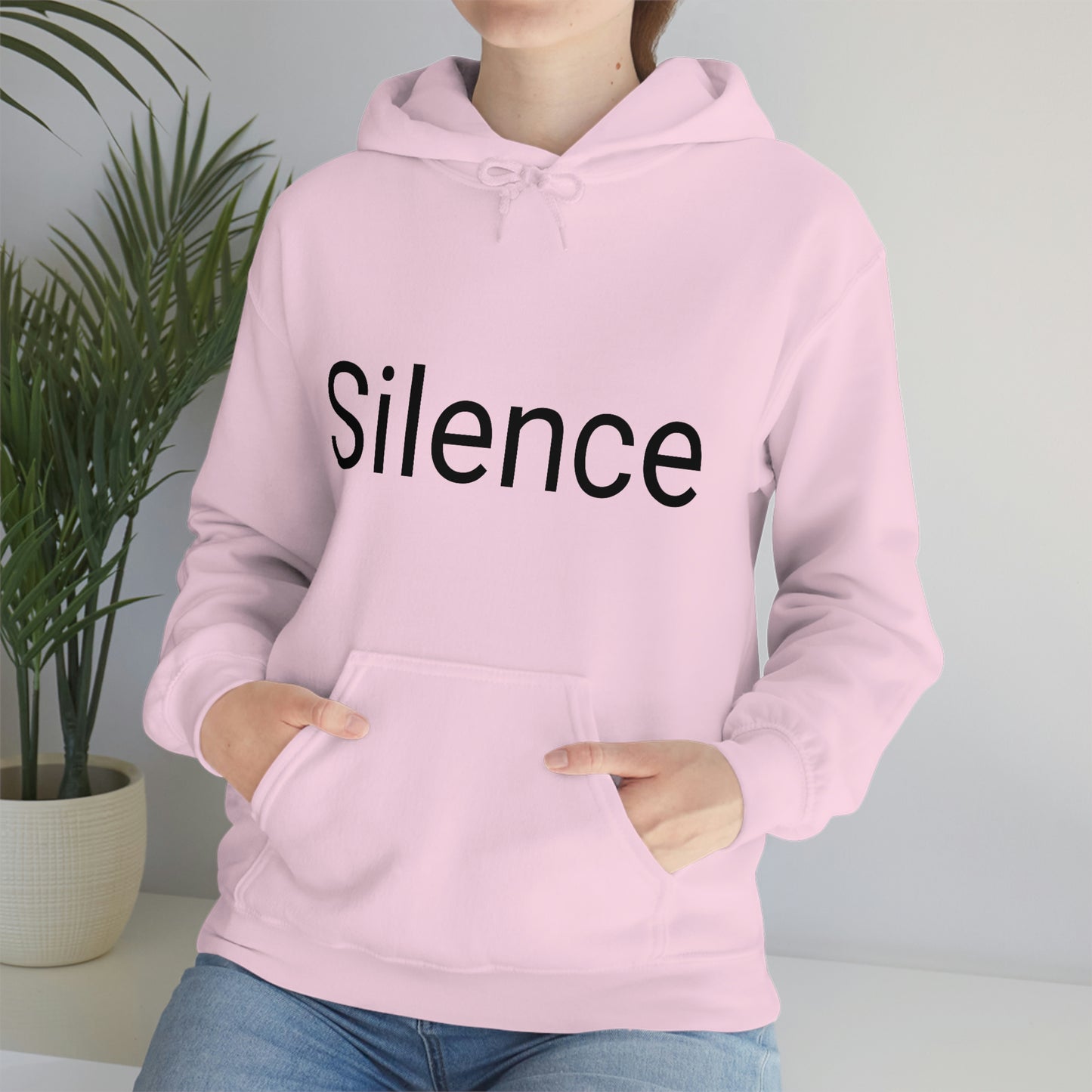 Sudadera unisex con capucha de mezcla pesada Sunset Silence Mamá quiere esta sudadera para su cumpleaños